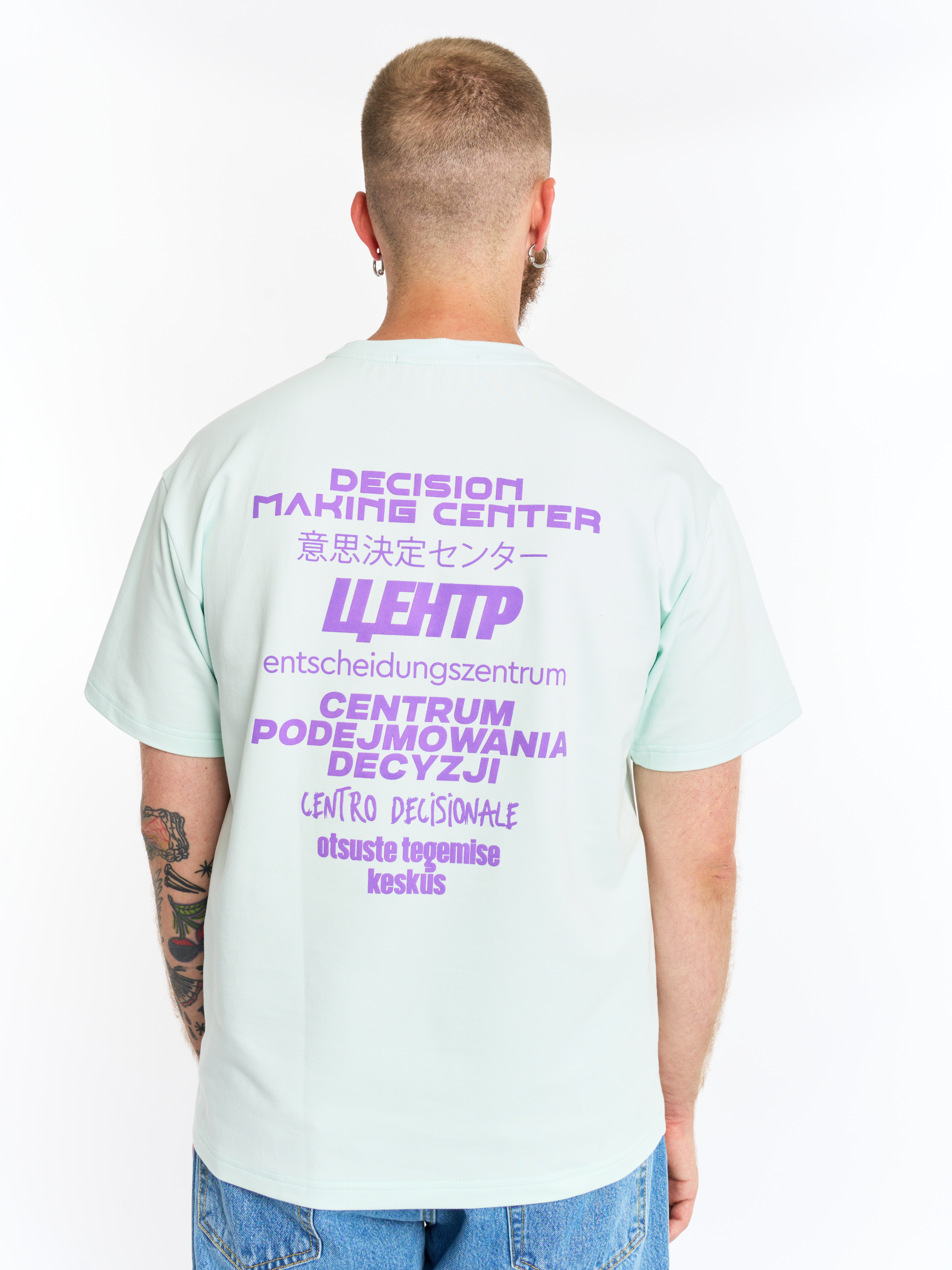 Картинка Блакитна футболка "Центр Прийняття Рішень"