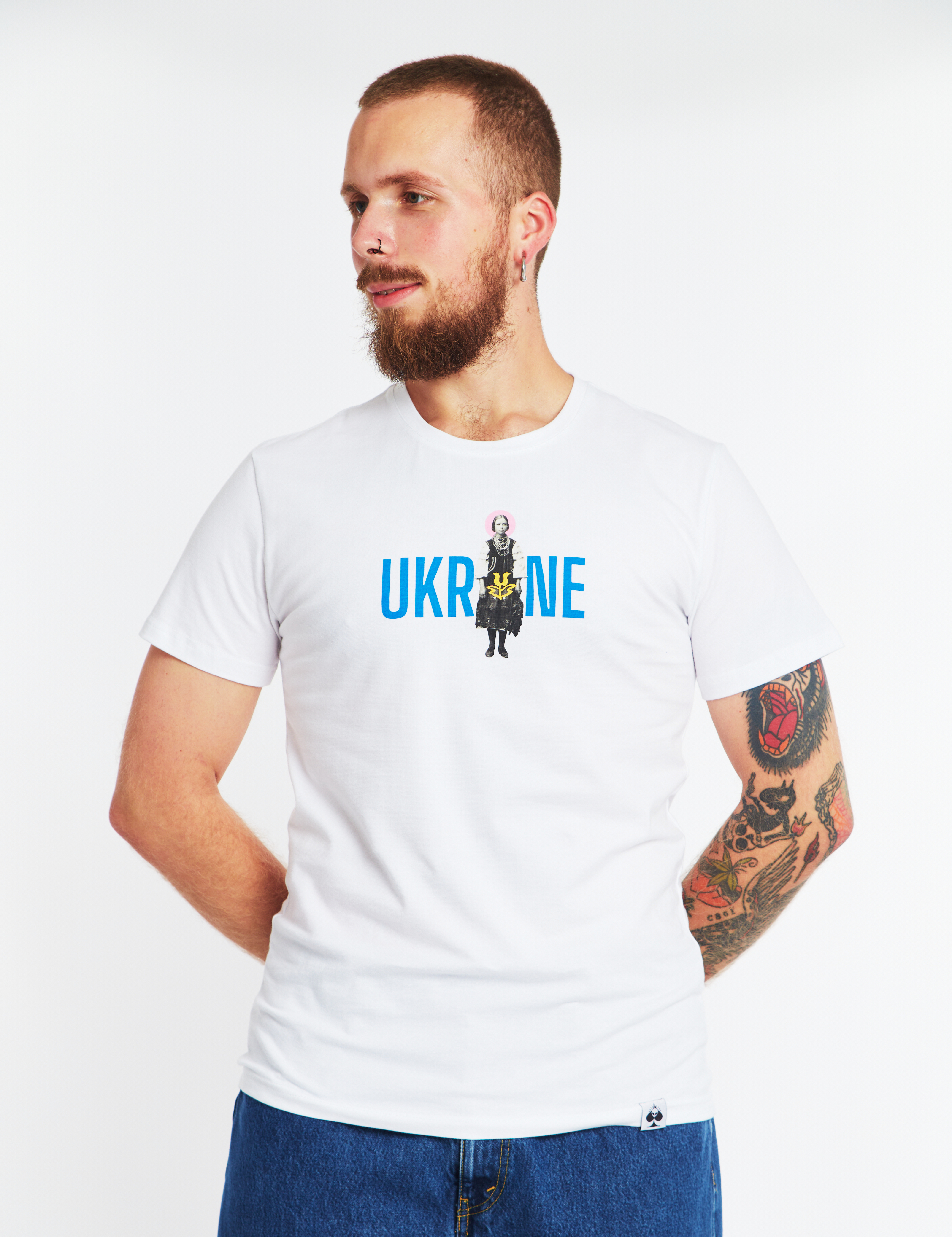 Картинка Футболка "Україна" біла