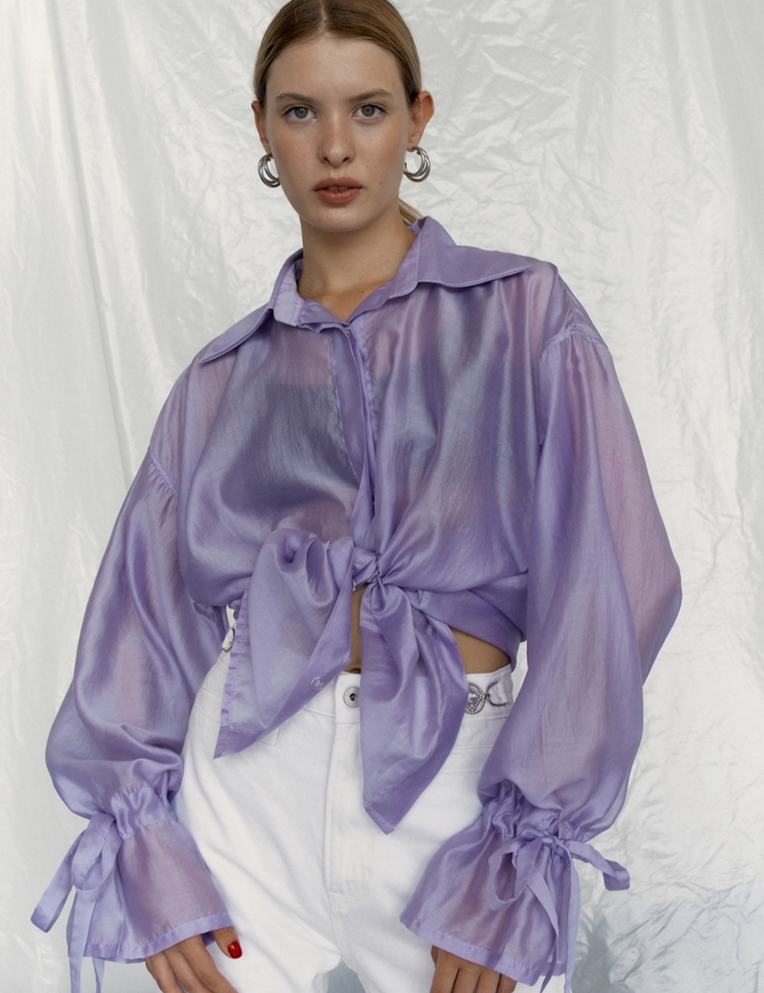 Картинка Фіолетова блуза