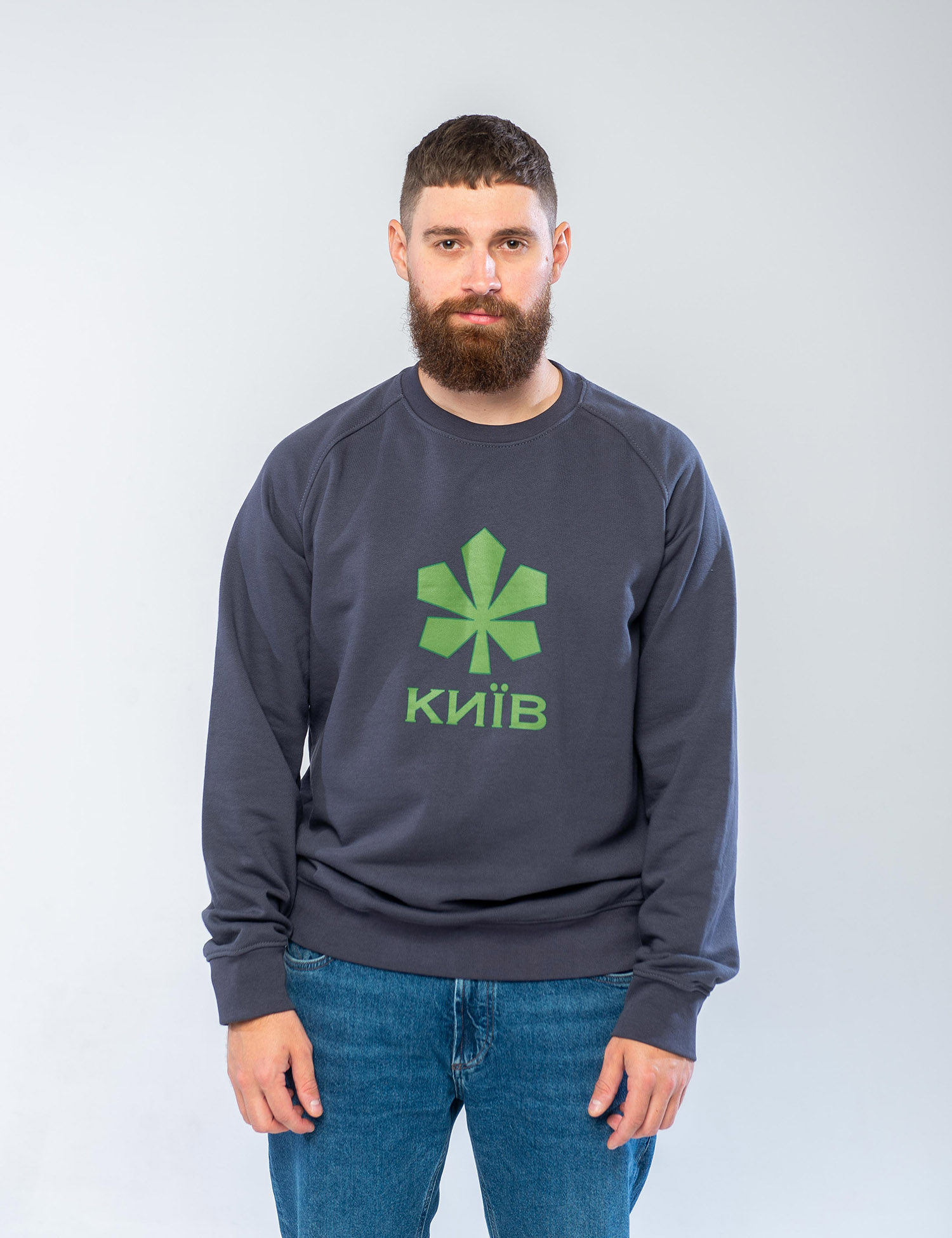 Картинка Світшот "Київ" сірий