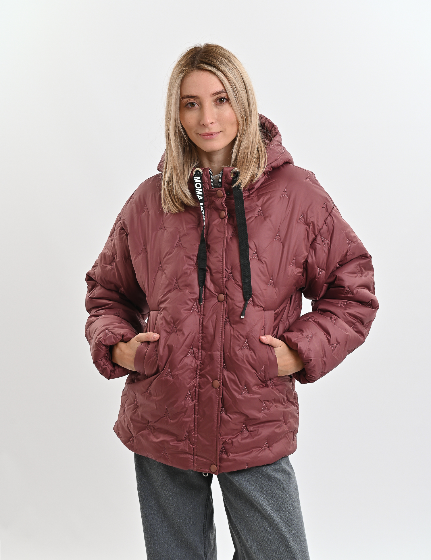 Картинка Бордова куртка