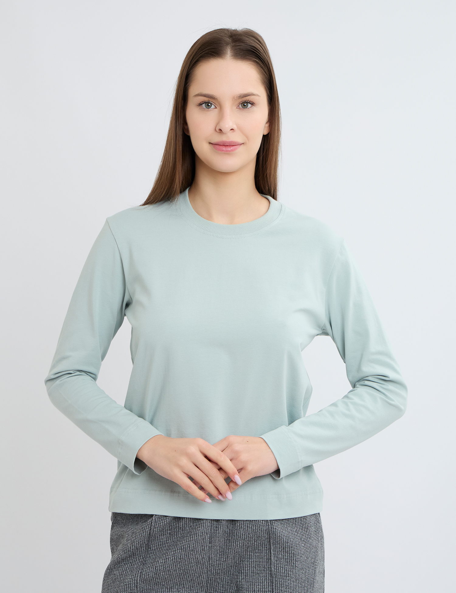 Картинка Лонгслів світло-зелений