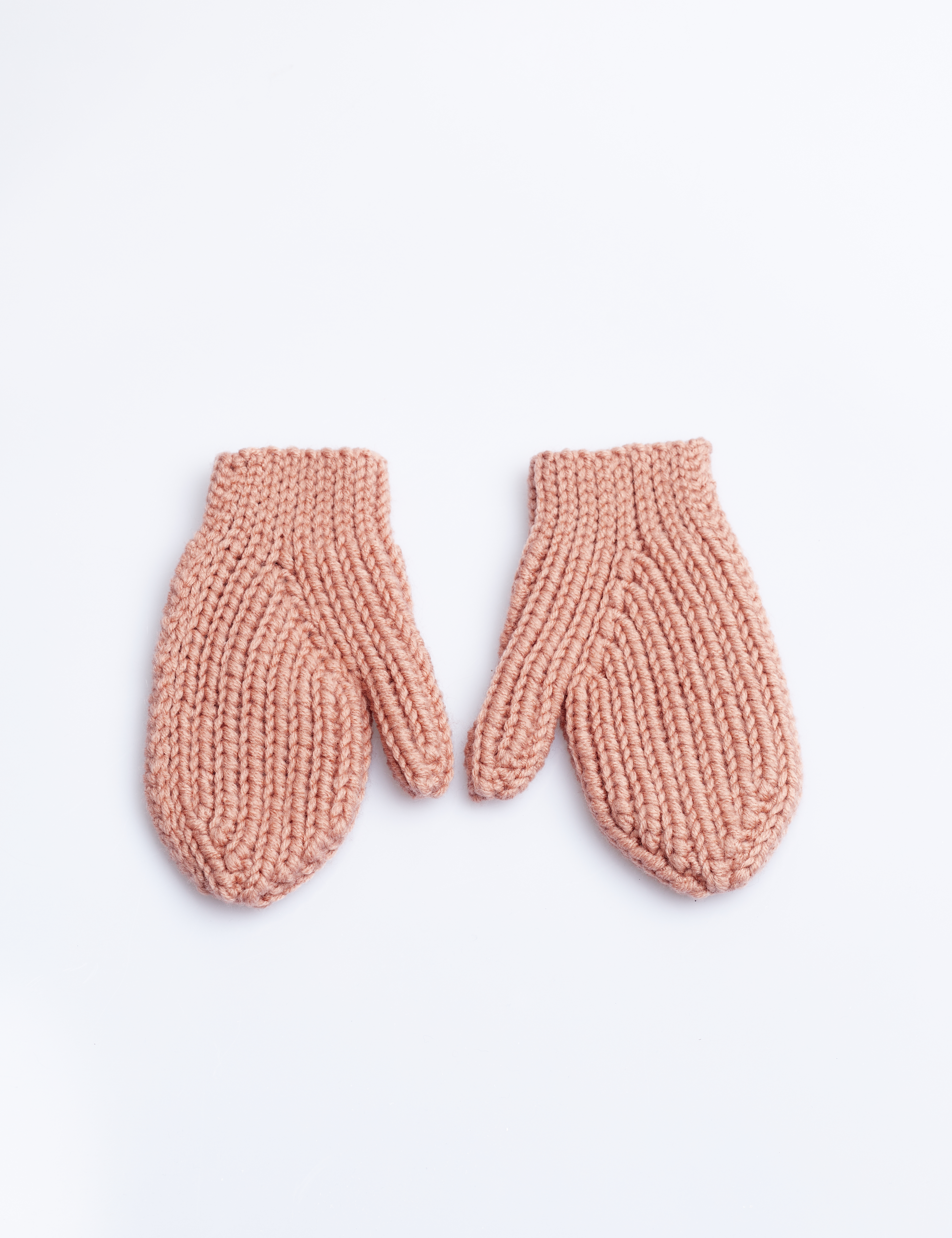 Картинка Рожеві в'язані рукавички