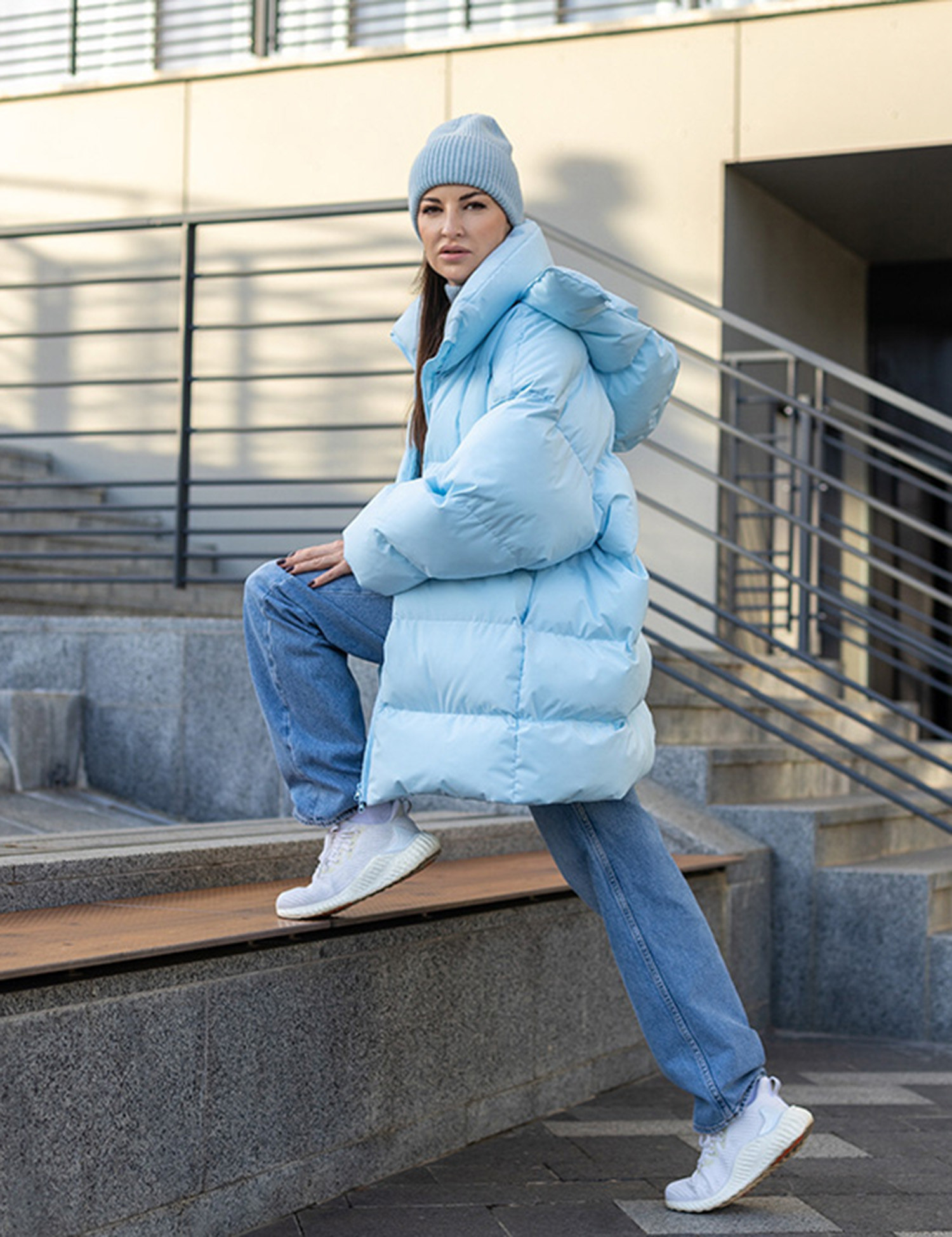 Картинка Пуховик блакитний