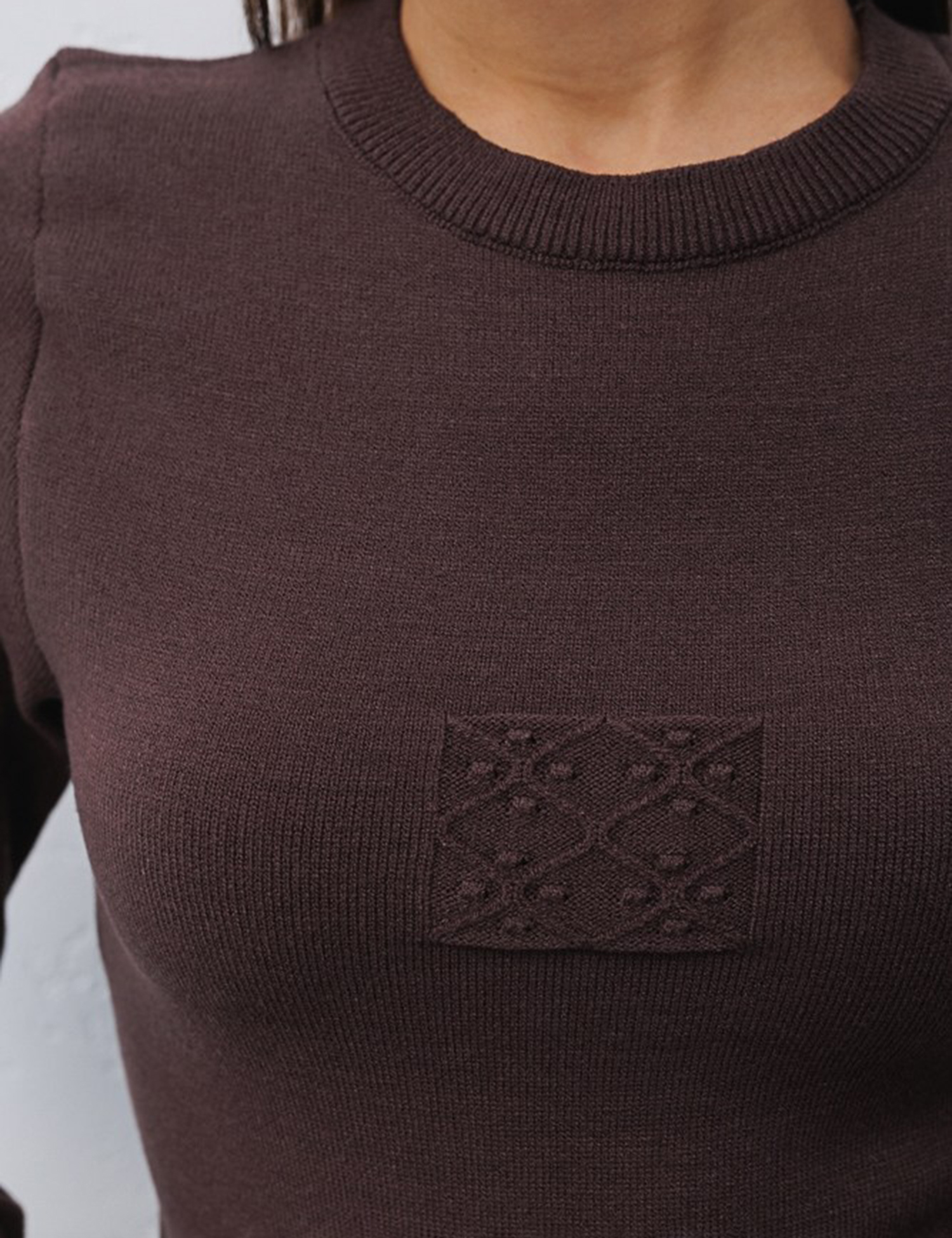 Картинка Кофта коричнева в'язана