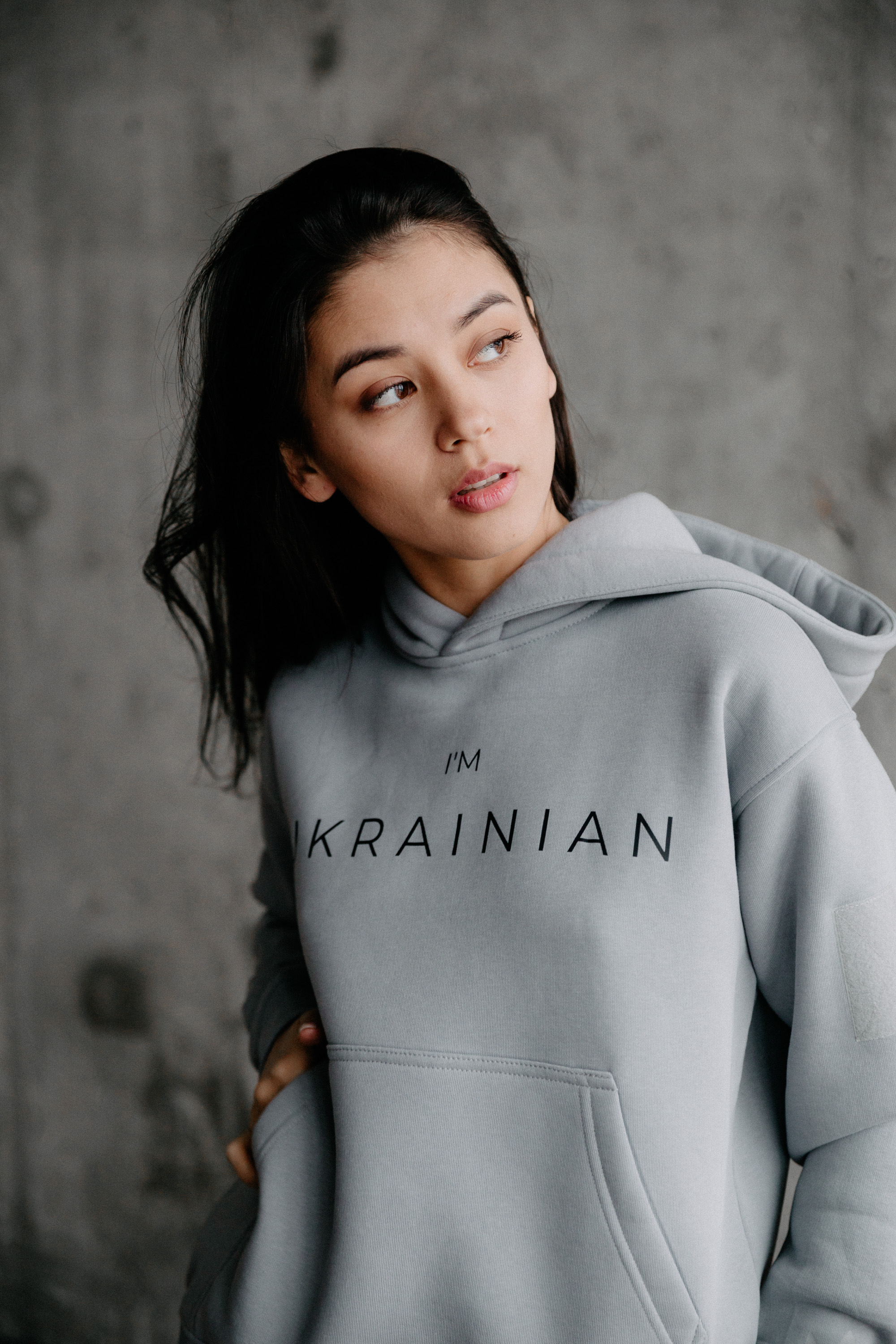Картинка Худі "I'm Ukrainian" сіре