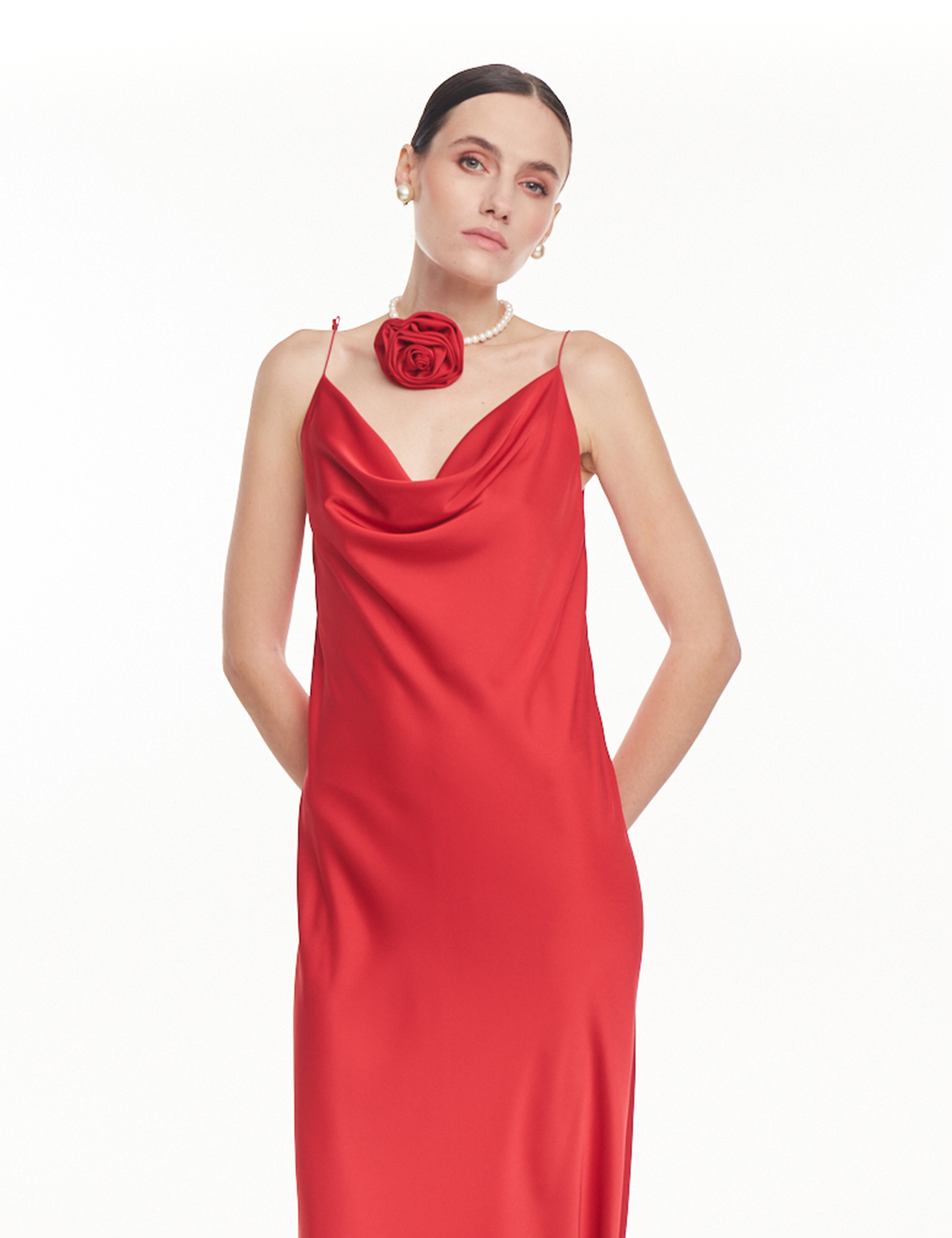 Картинка Сукня максі червона