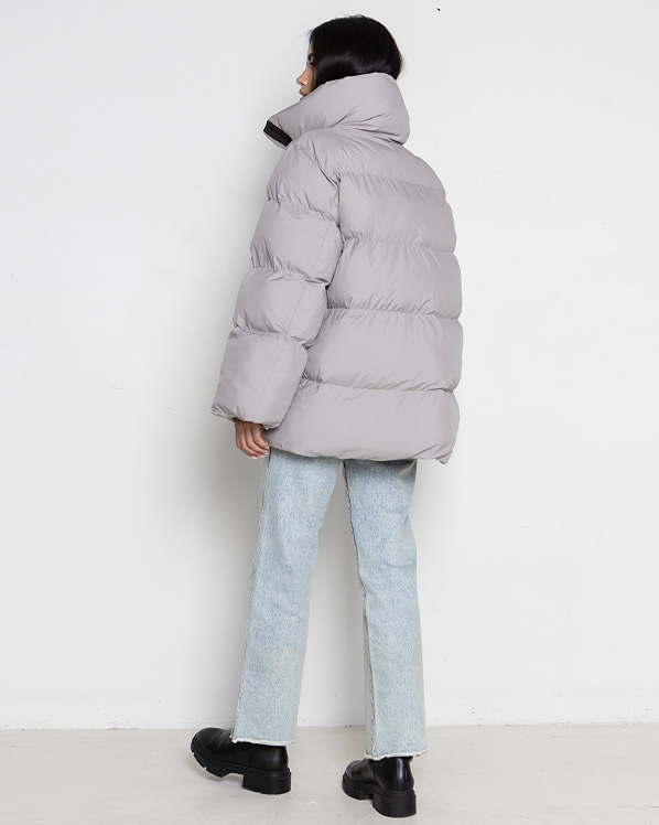 Картинка Пуховик світло-сірий