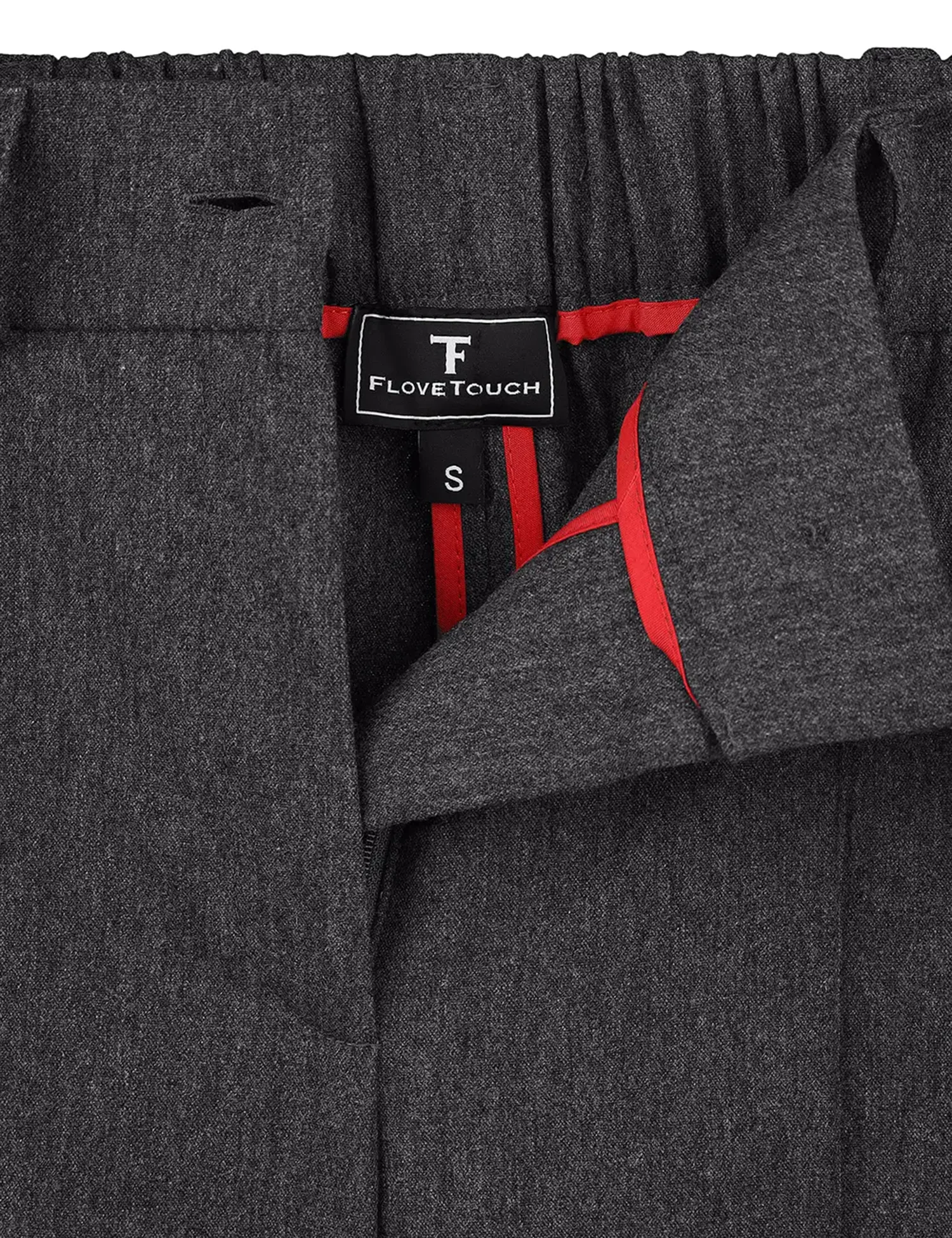 Картинка Брюки сірі з прошитими стрілками