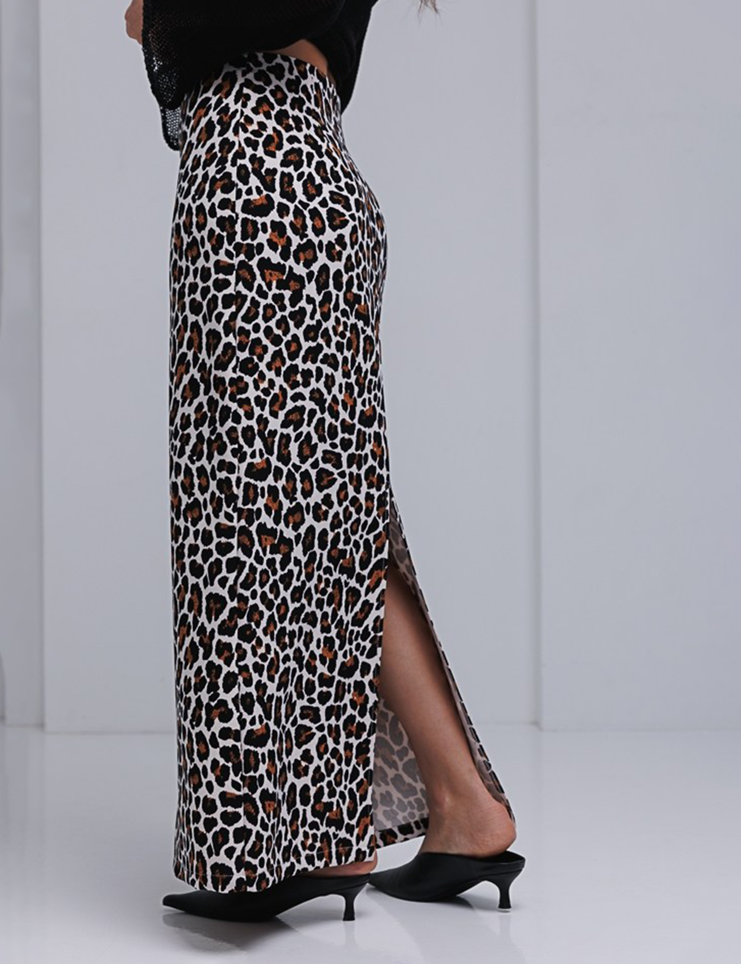 Картинка Спідниця з леопардовим принтом 