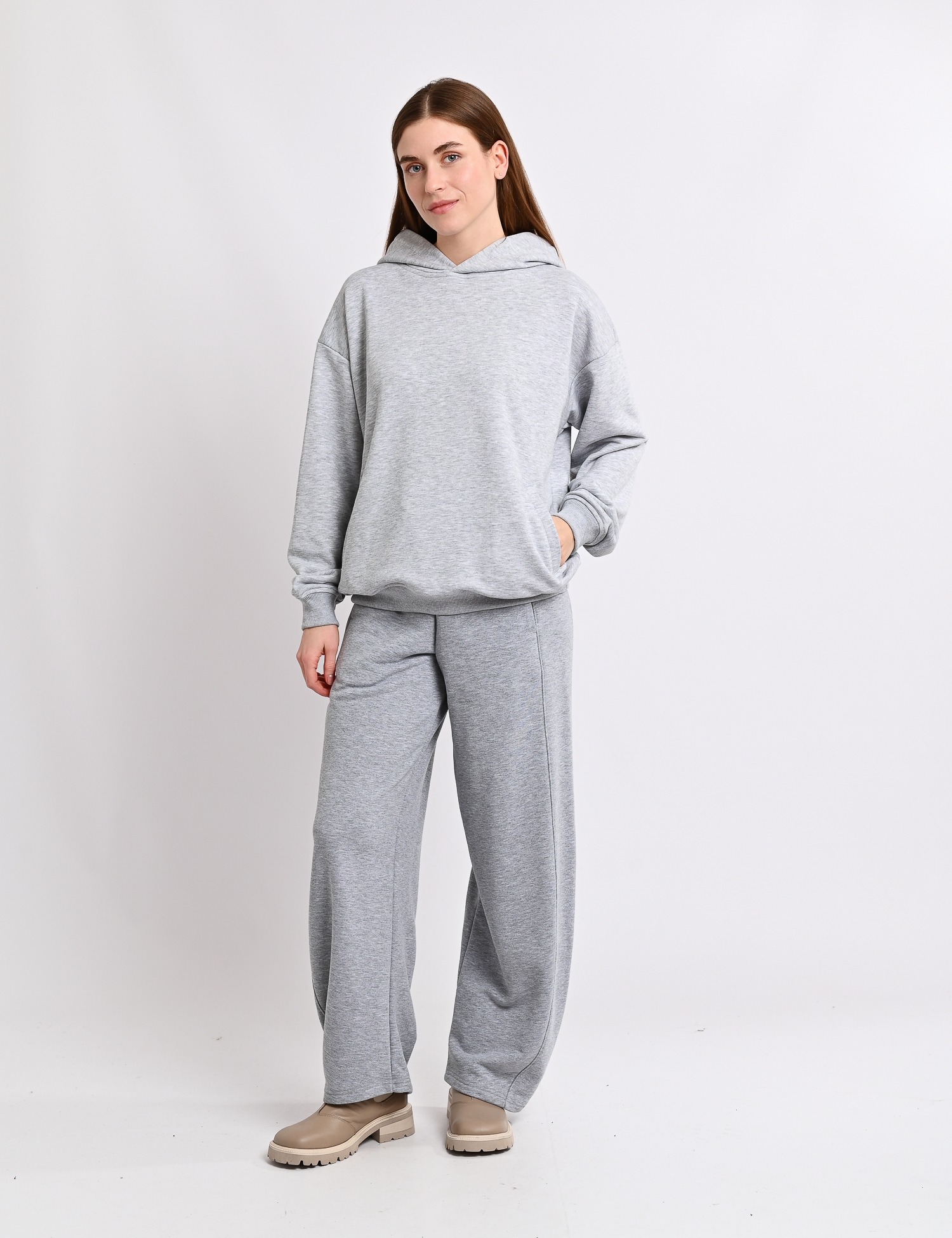 Картинка Худі світло-сіре