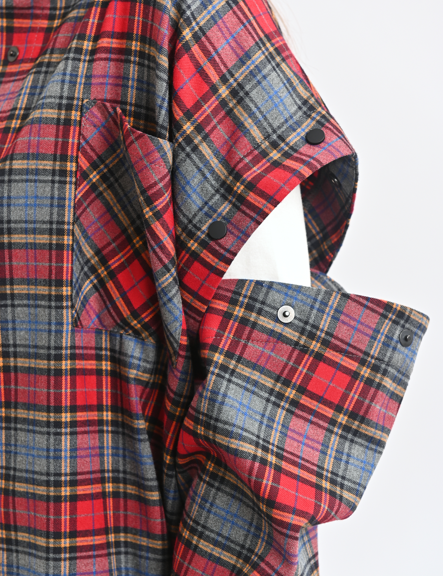 Картинка Сорочка в клітинку червона