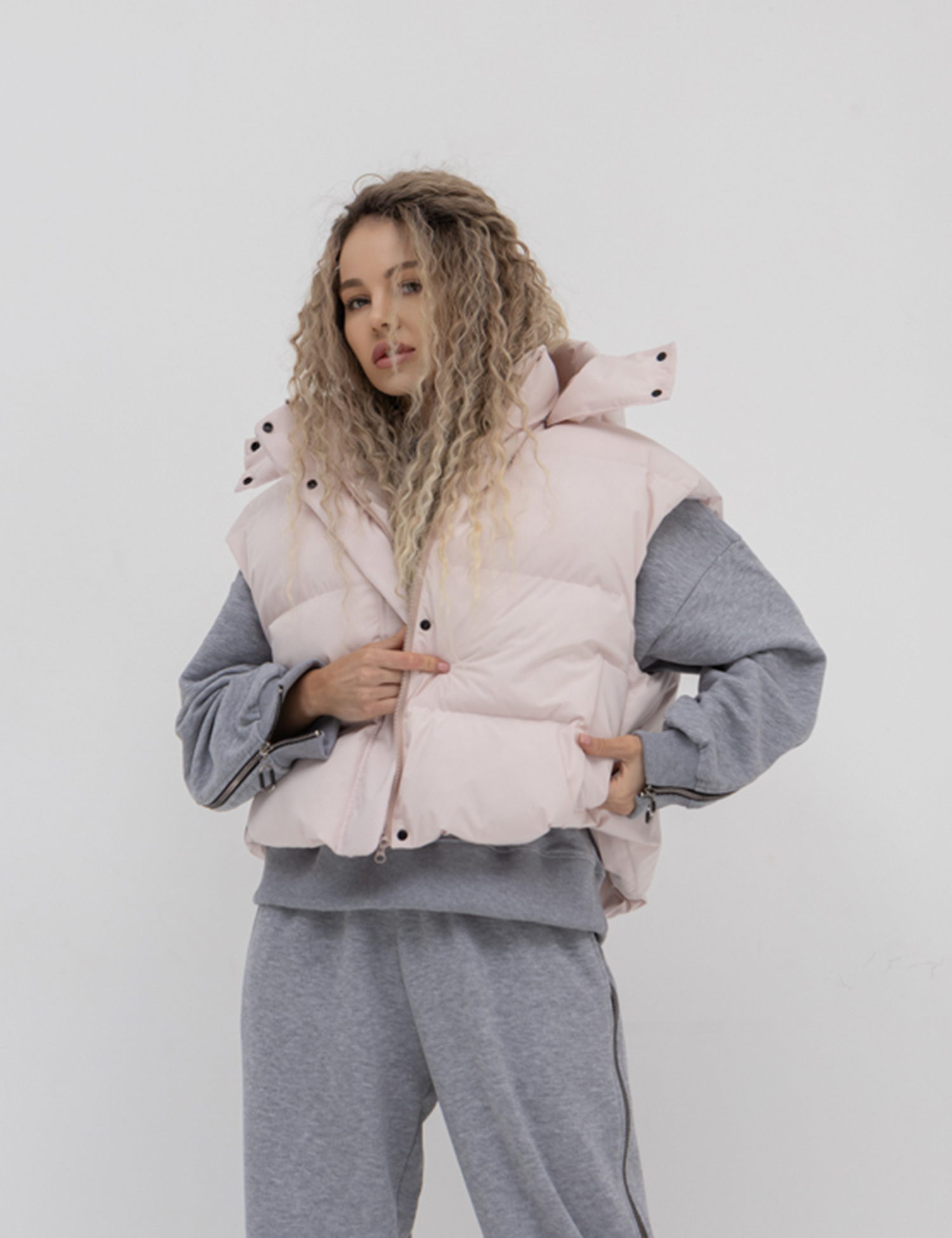 Картинка Жилет рожевий