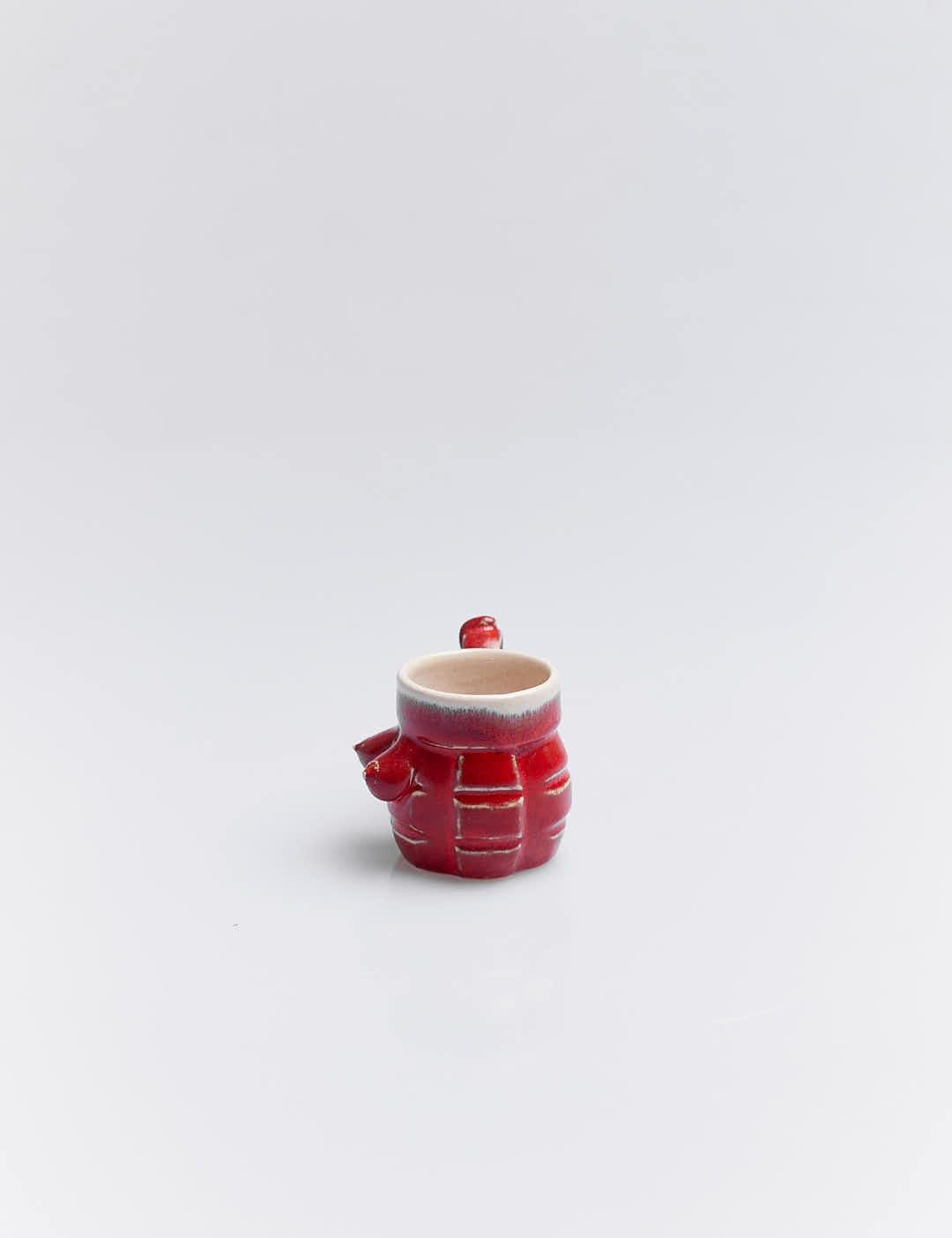 Картинка Чашка керамічна червона, 120 мл