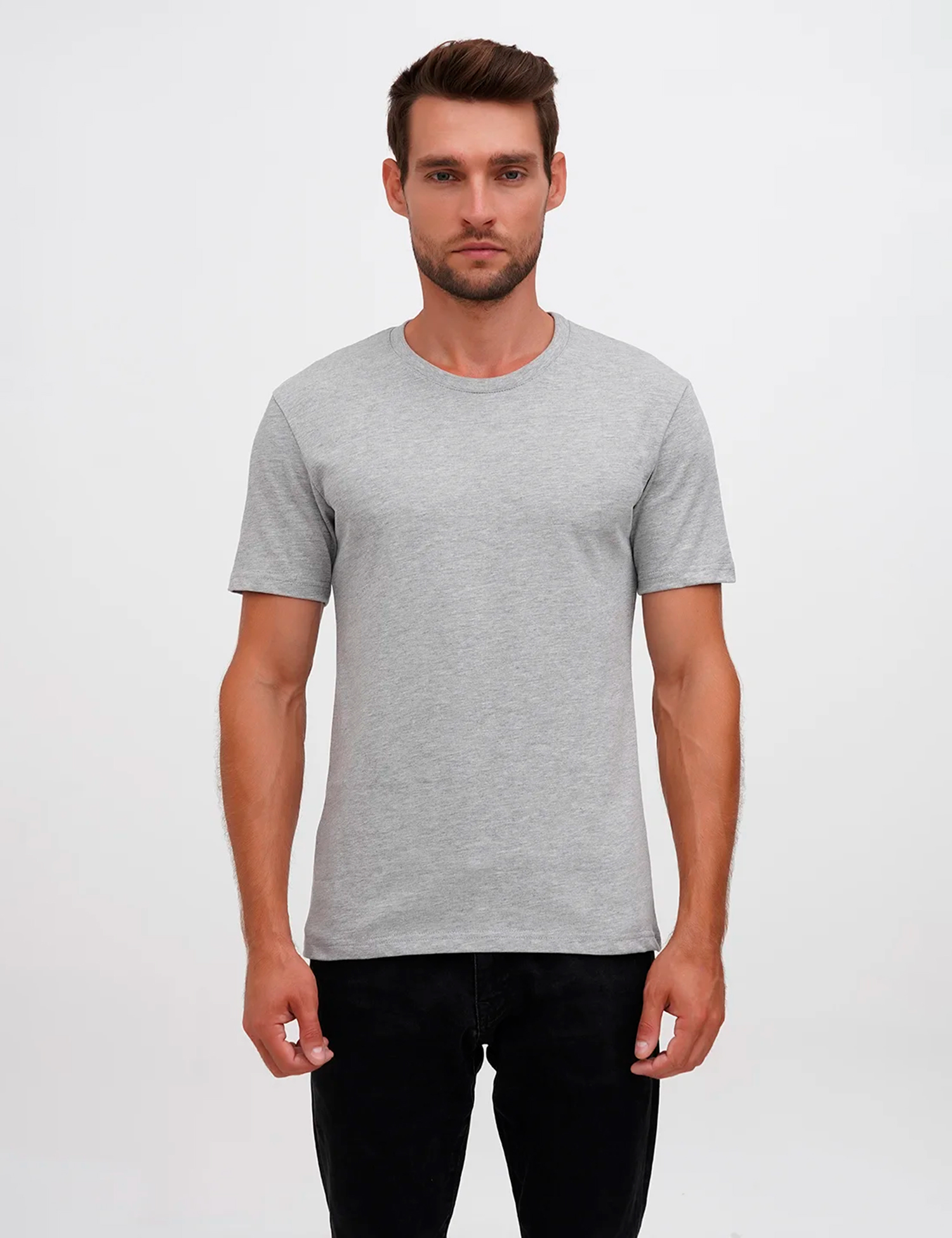 Картинка Футболка сірий меланж