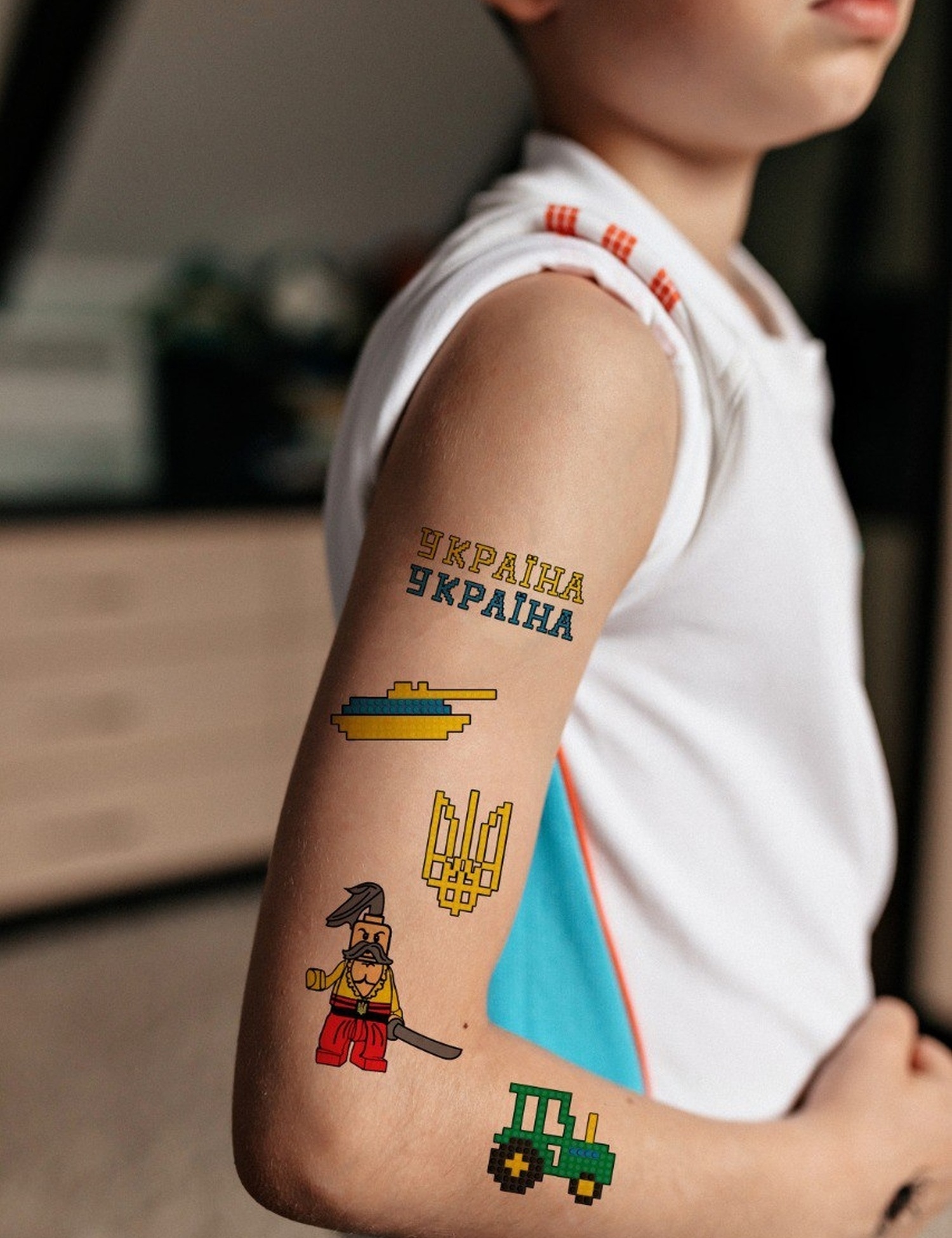 Картинка Набір тимчасових тату з українськими мотивами