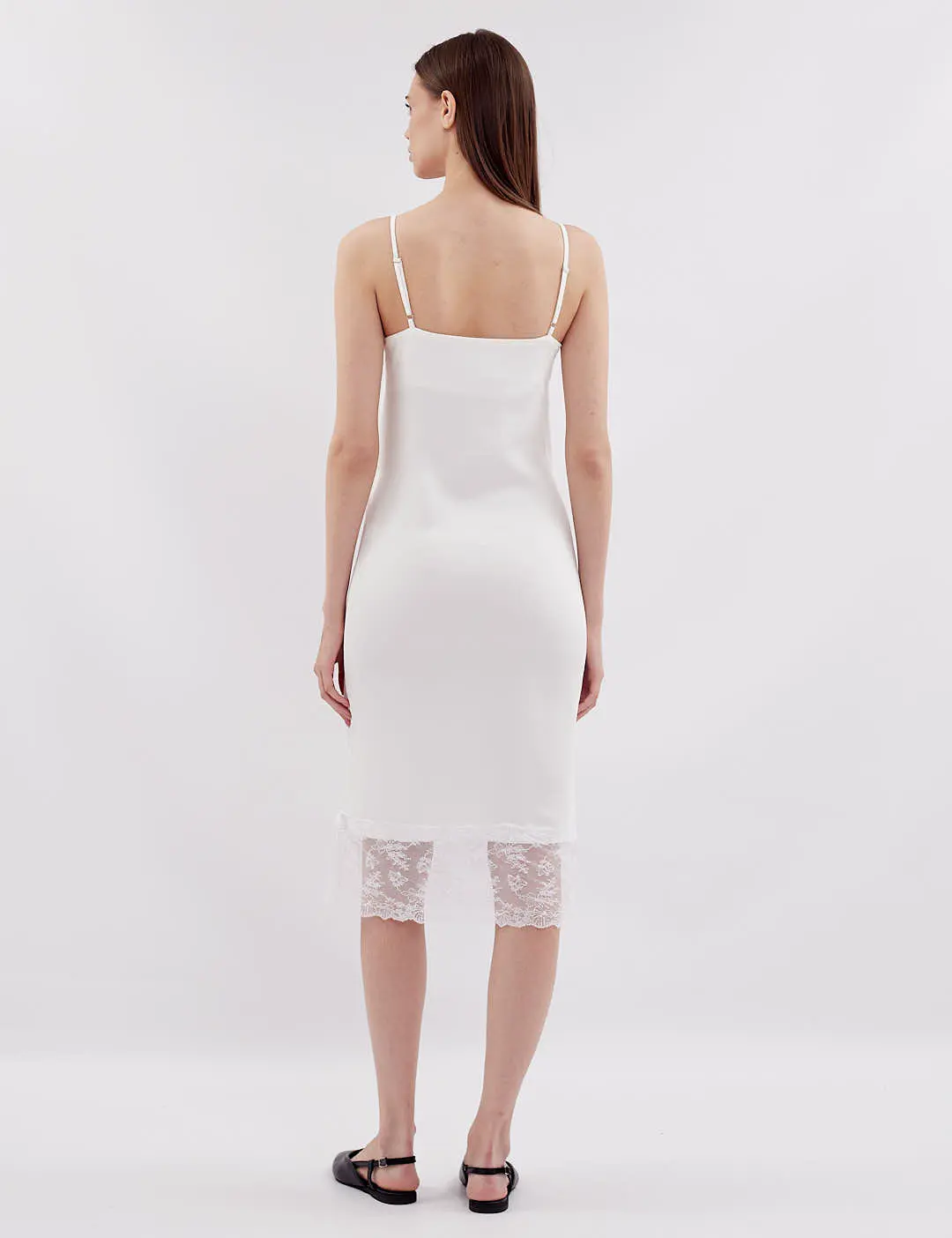 Картинка Сукня міді біла 