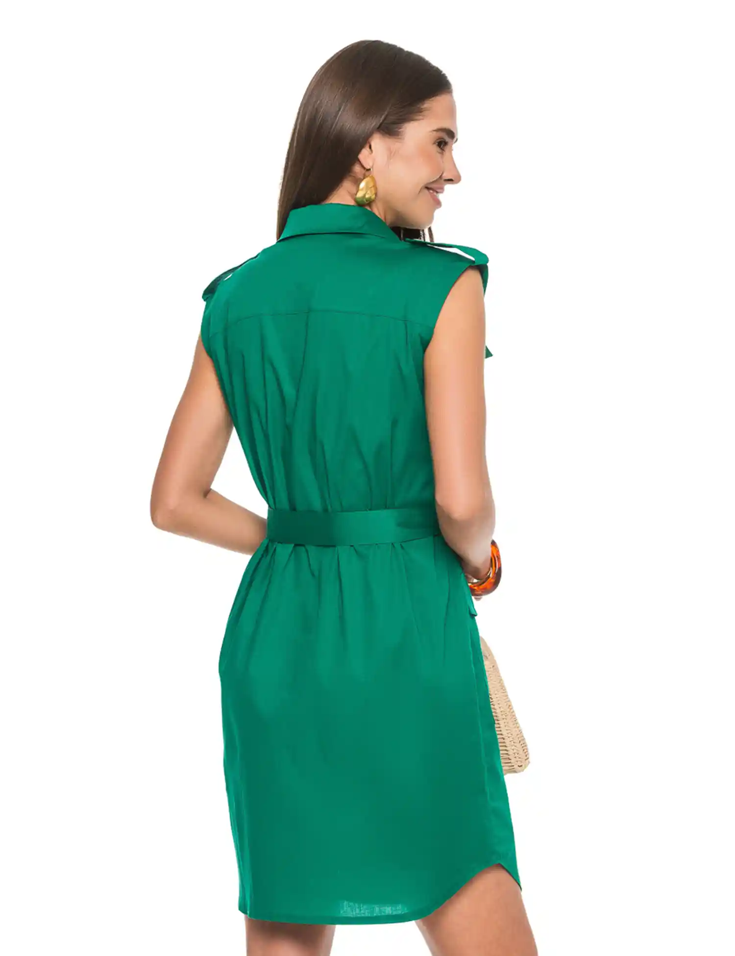 Картинка Сукня "Сафарі" зелена