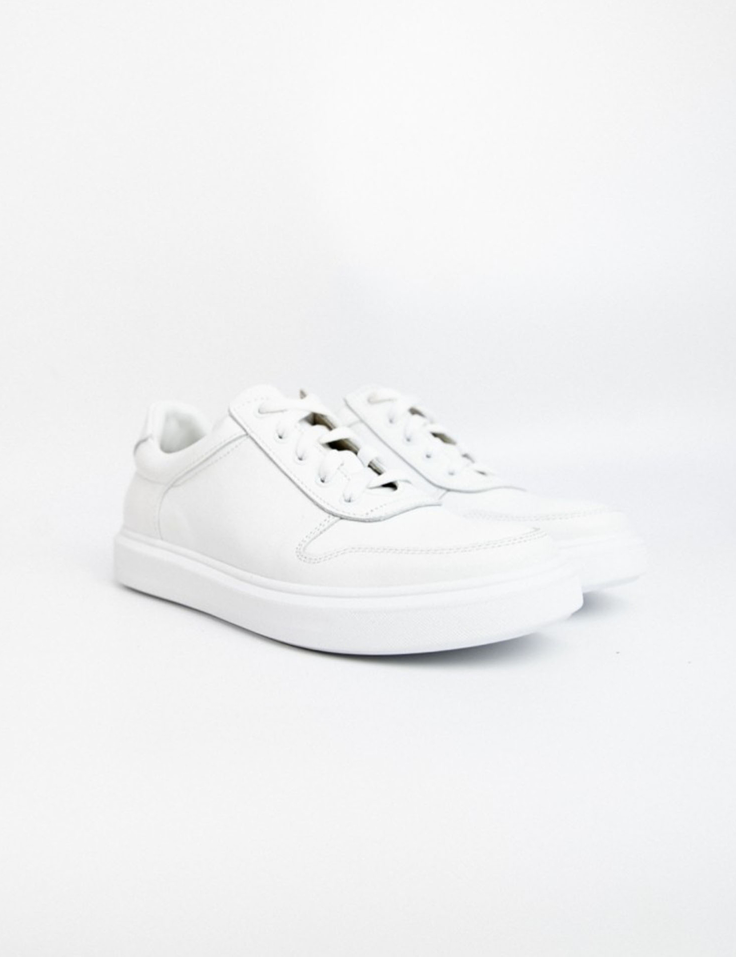 Картинка Кеди білі шкіряні