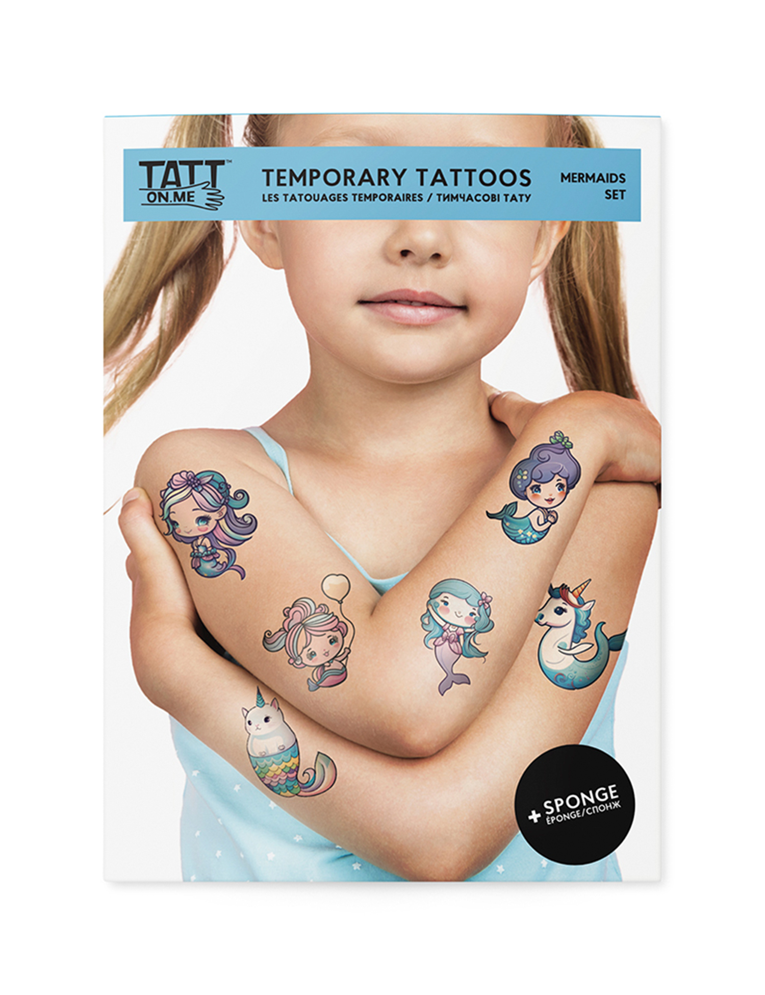 Картинка Набір тимчасових тату Mermaids set