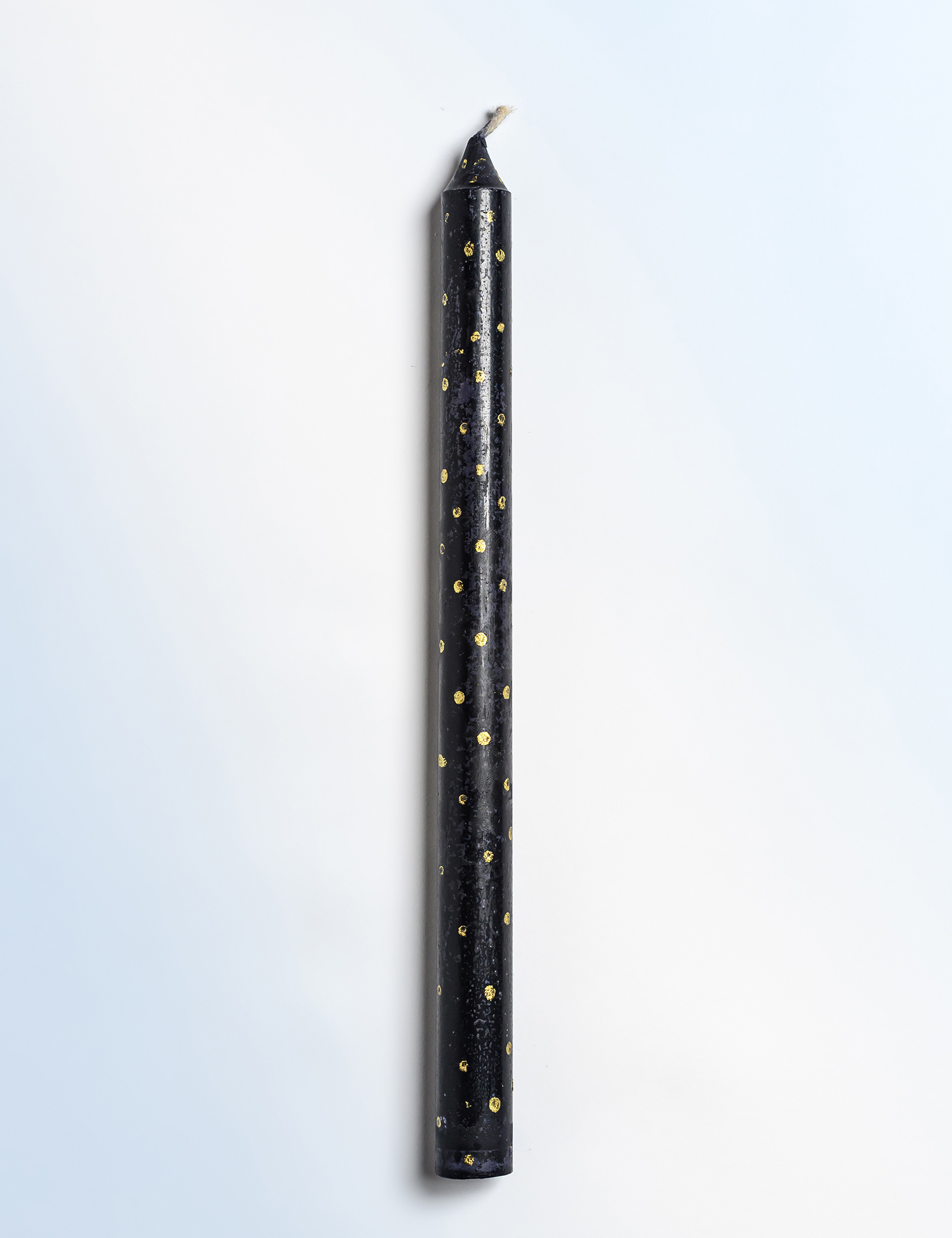 Картинка Набір свічок Dotted Taper Candles чорний