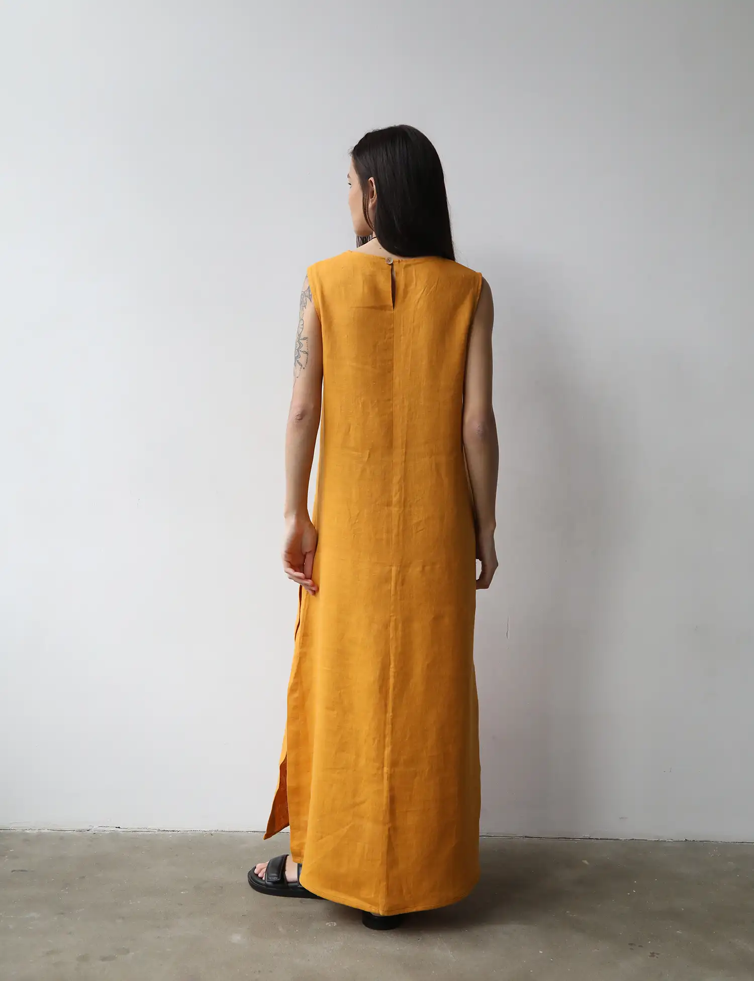 Картинка Сукня максі жовта 