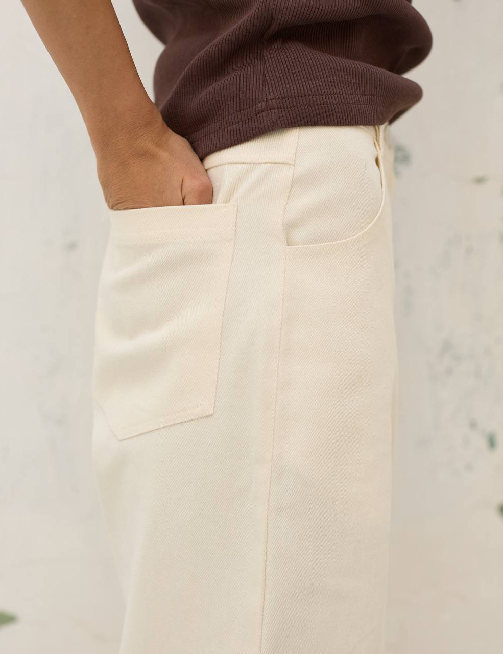 Картинка Джинси бежеві