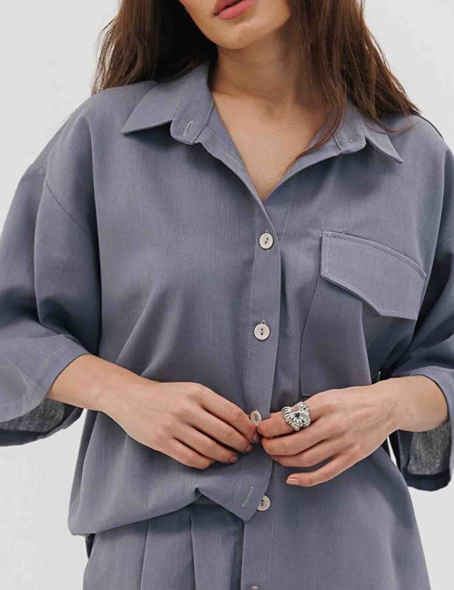 Картинка Костюм світло-сірий