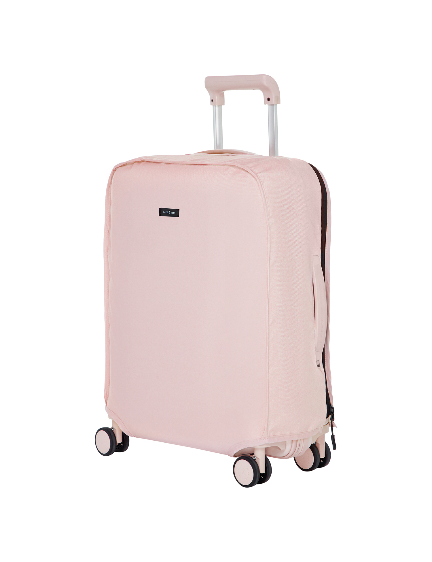 Картинка Захисний чохол для валіз ECO TRAVEL SMALL рожевий