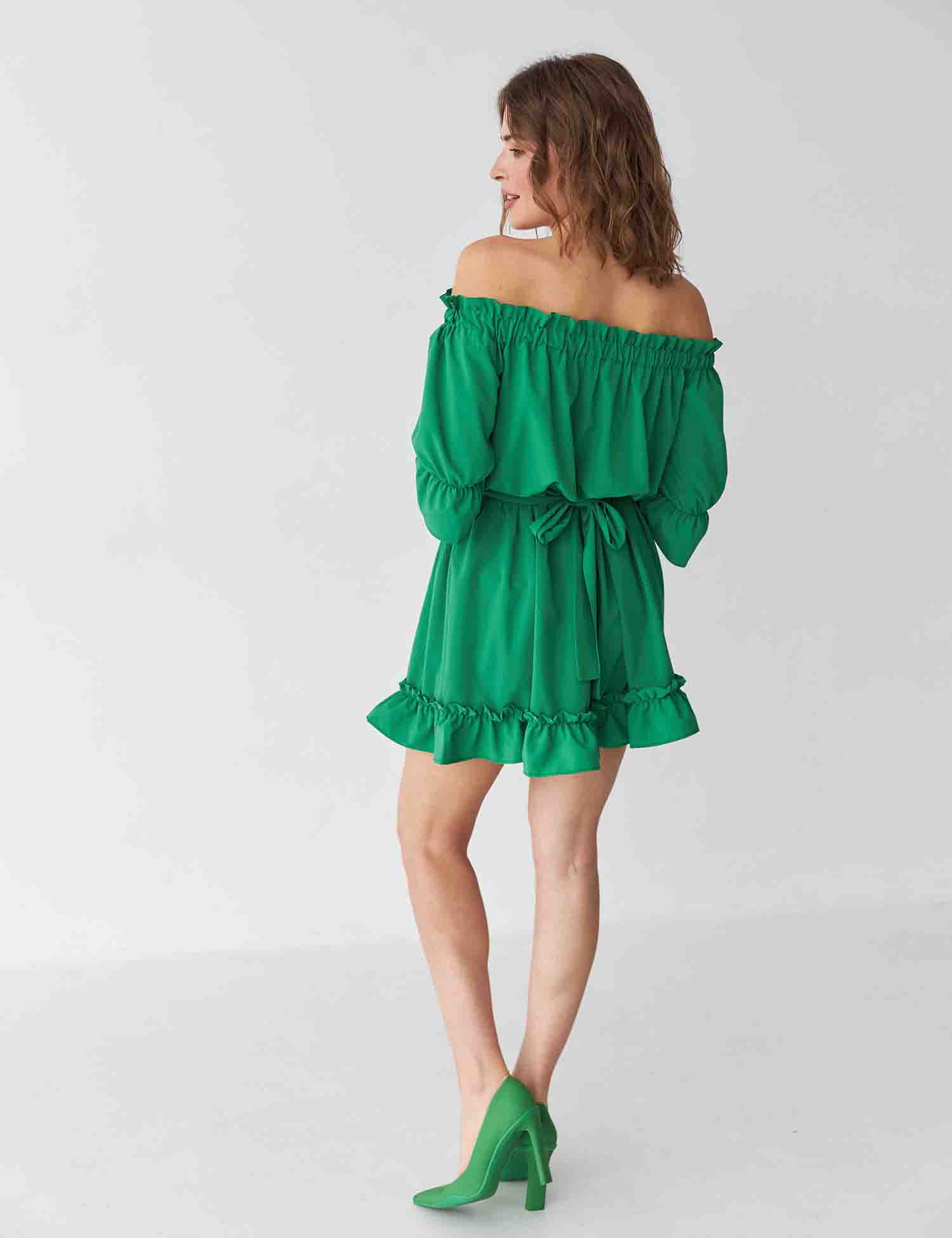 Картинка Сукня міні зелена