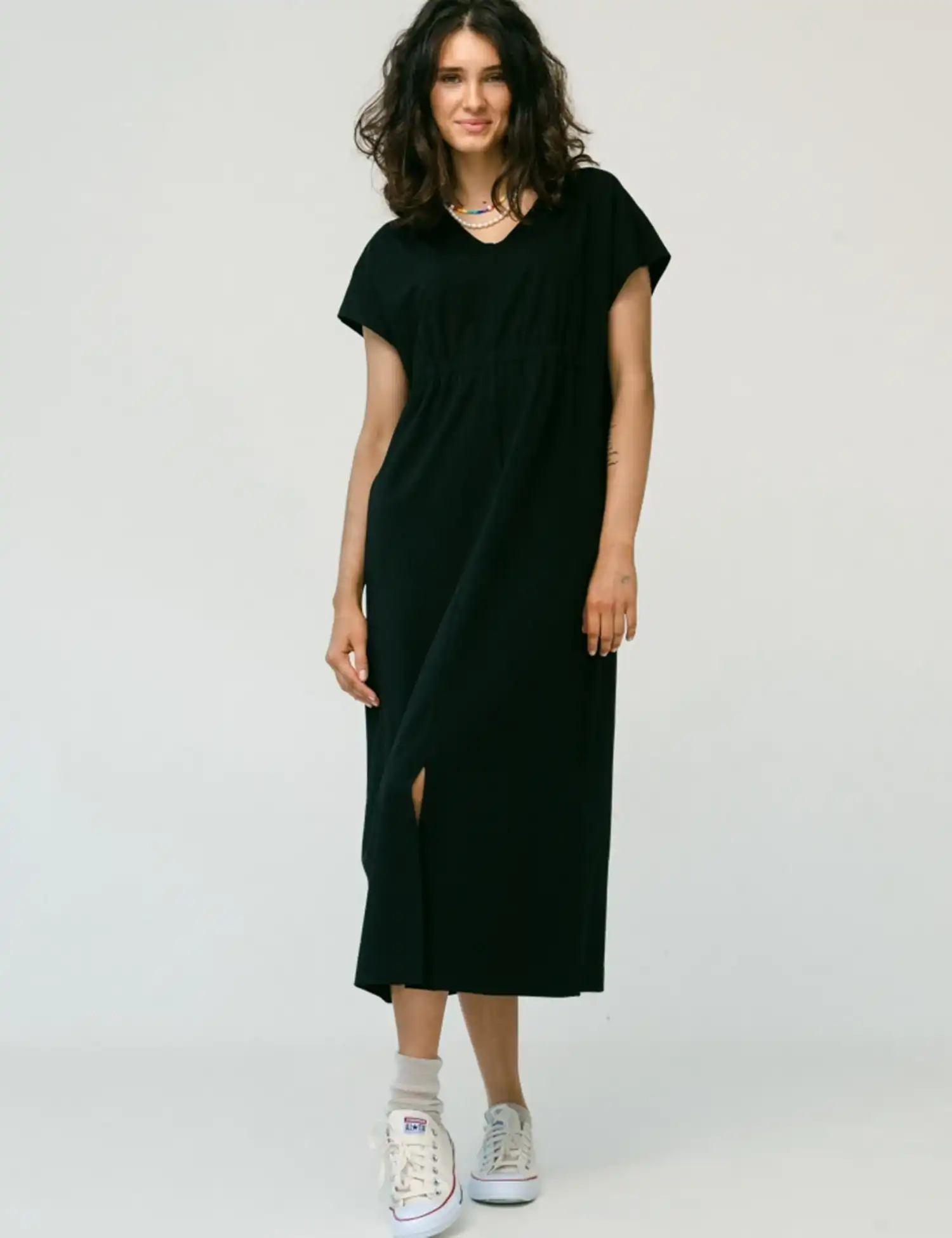 Картинка Сукня міді чорна