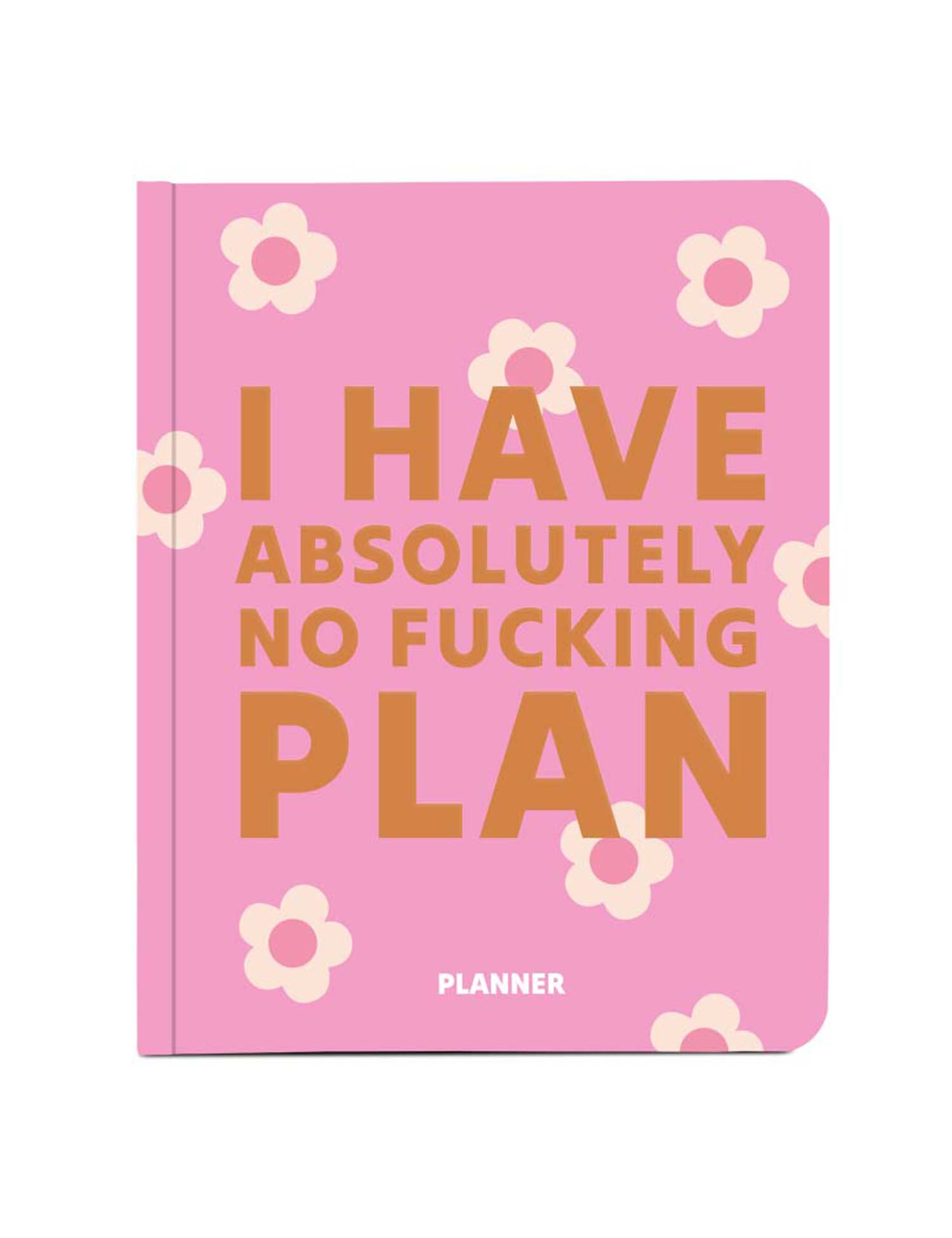 Картинка Планер «I HAVE ABSOLUTELY NO PLAN» рожевий