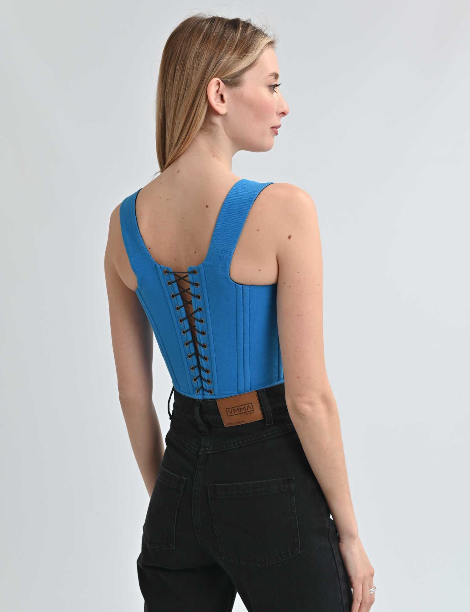 Картинка Корсет синій