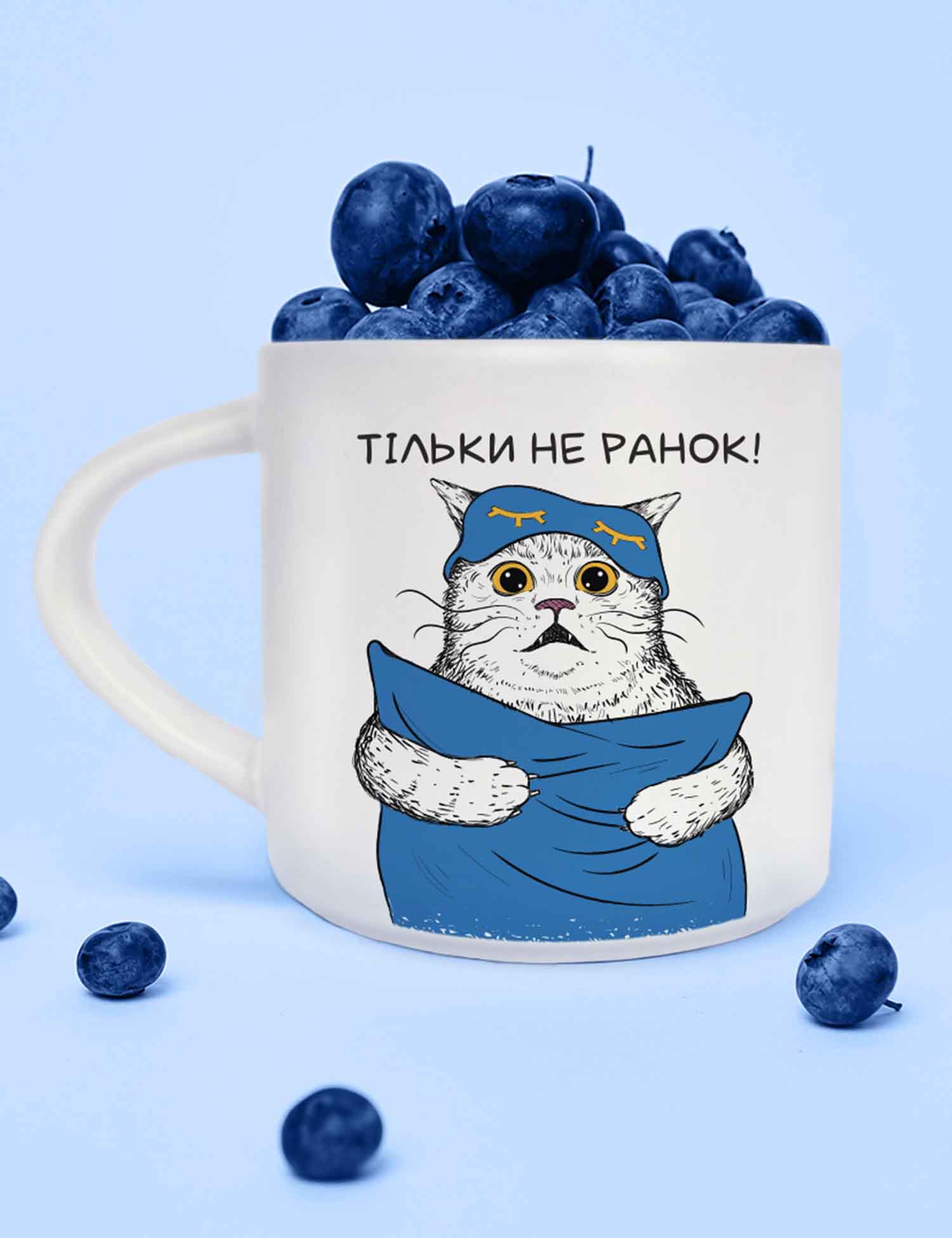 Картинка Чашка «Кіт з подушкою», 450 мл