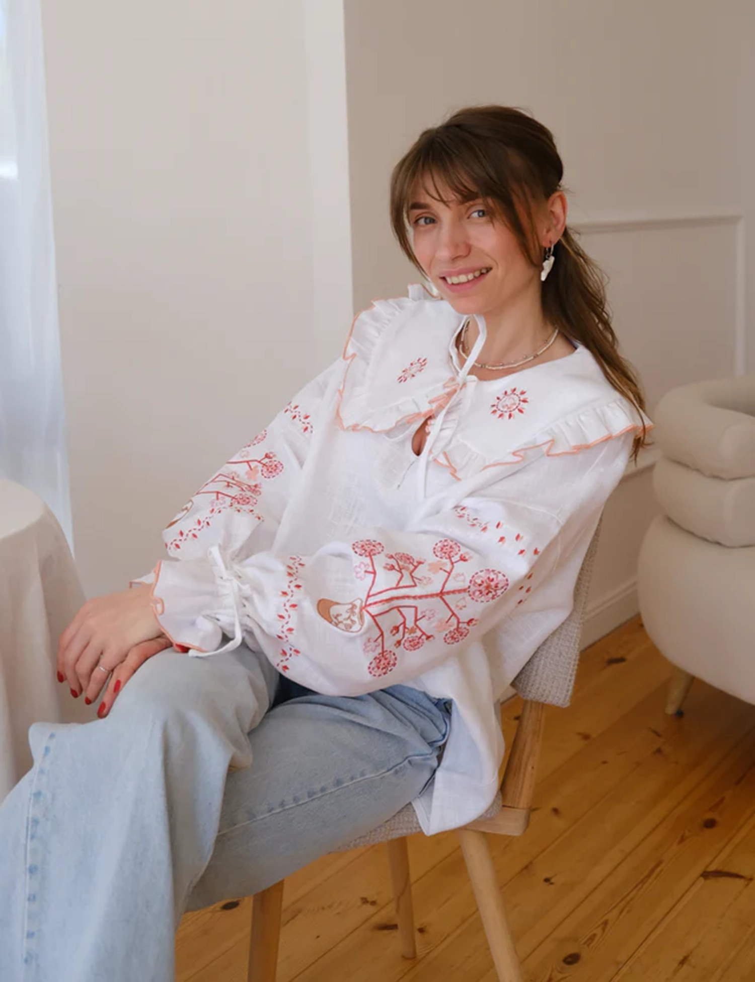 Картинка Вишиванка "дерево життя" з комірцем