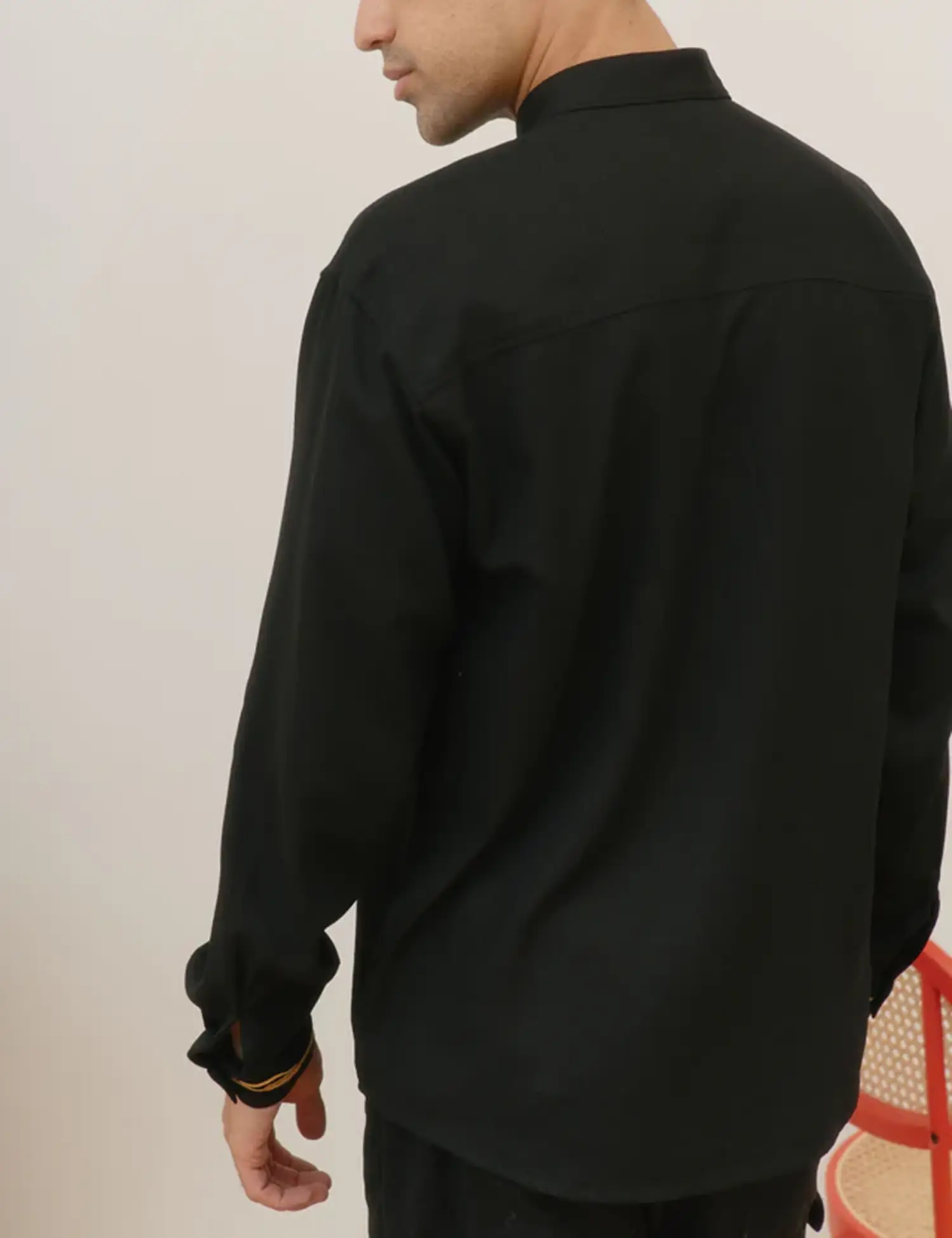 Картинка Вишиванка "Колоски" чорна