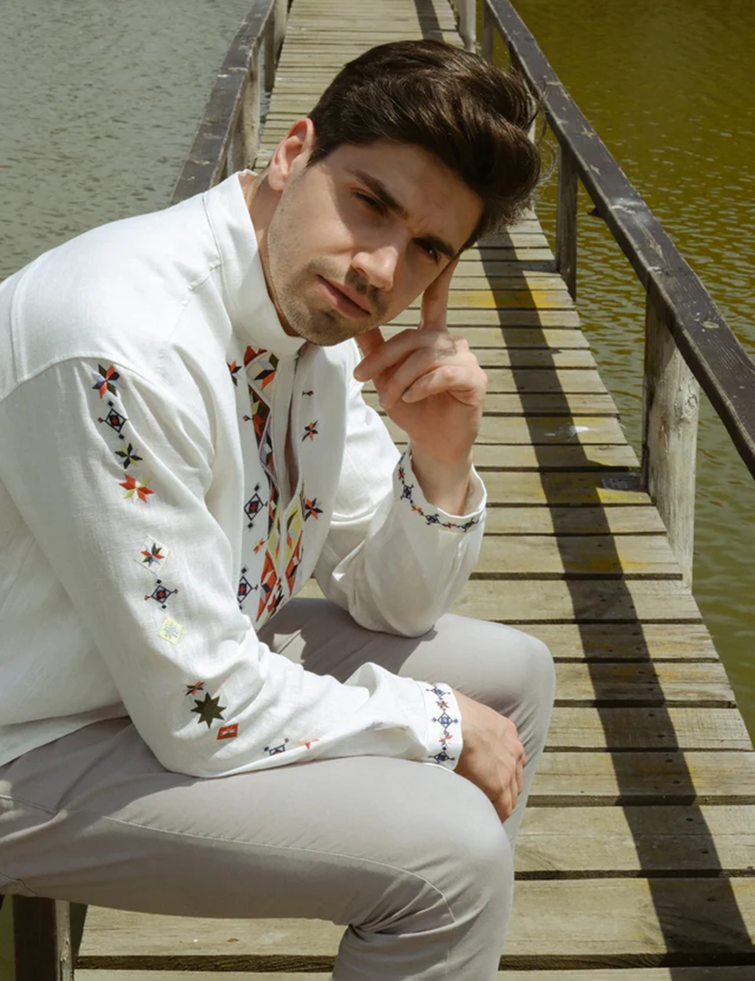 Картинка Вишиванка "Івана Купала" біла