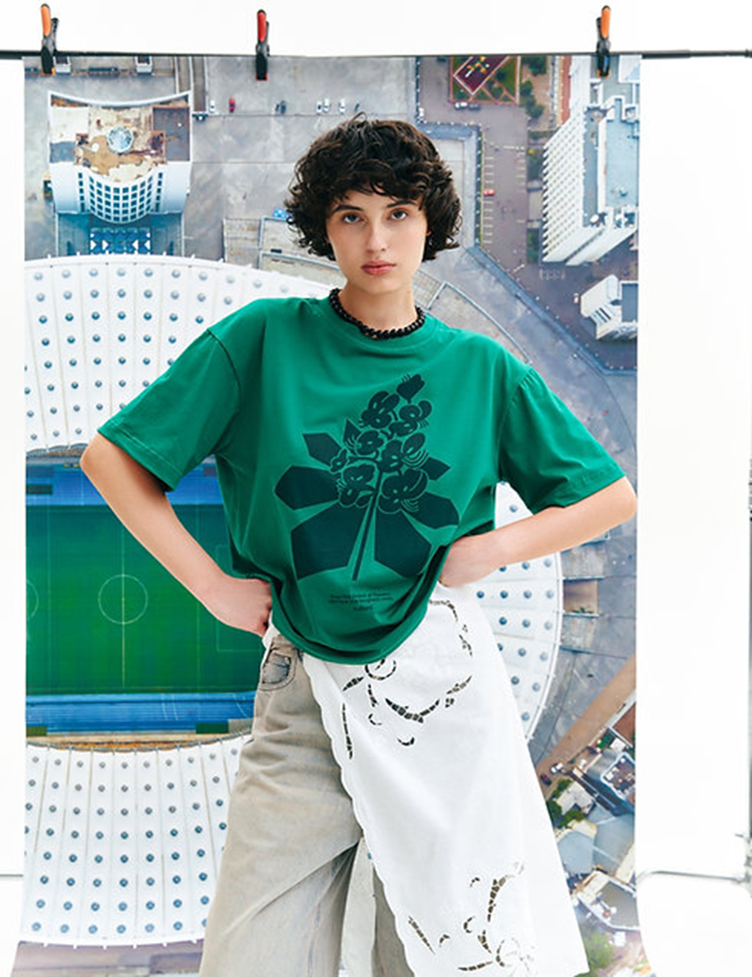 Картинка Футболка "Київський Каштан" зелена