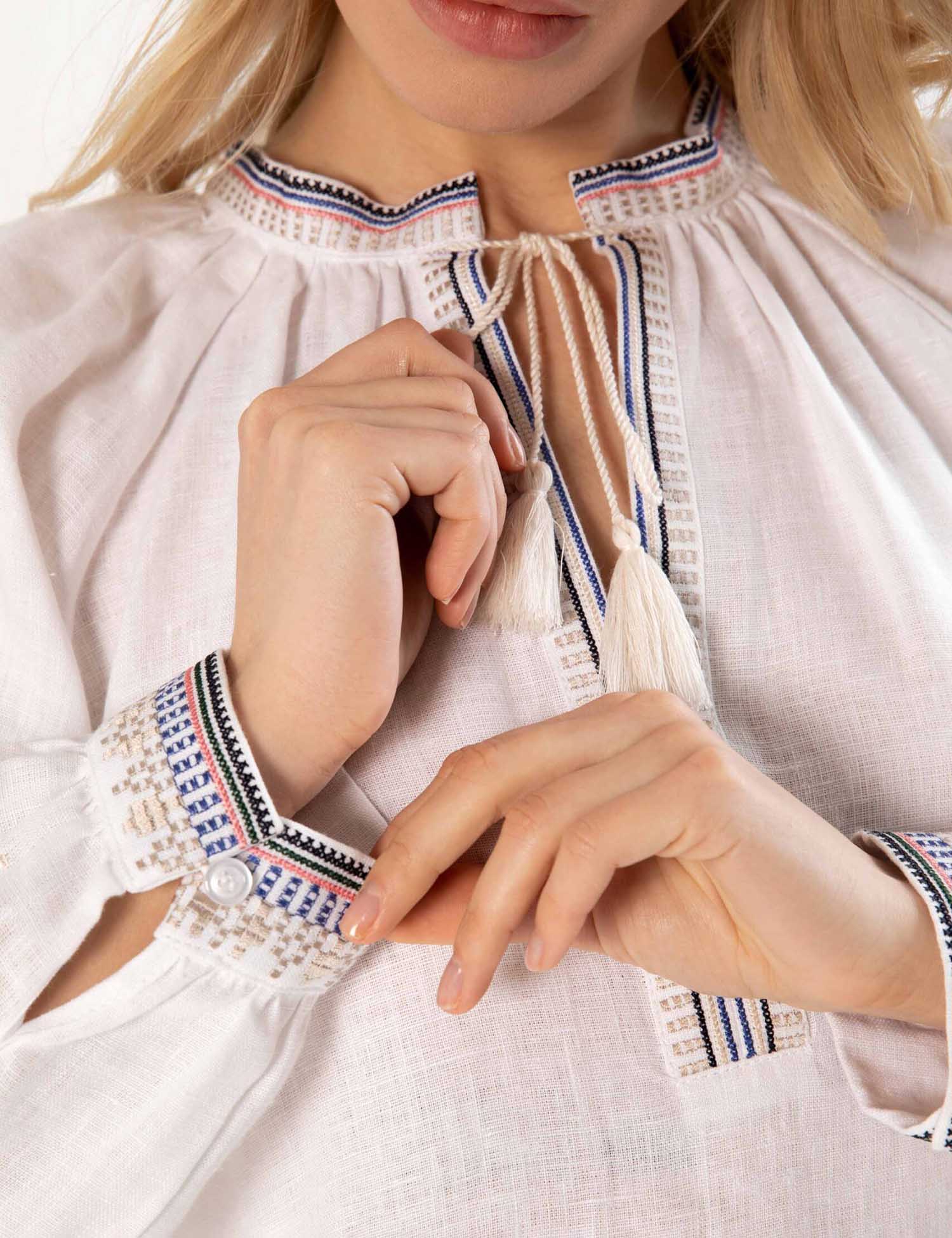 Картинка Вишиванка "Хмельниччина" біла