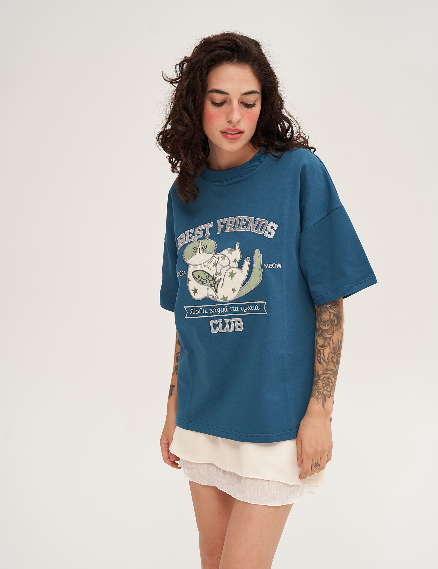 Картинка Футболка "Best Friend's Club" синя