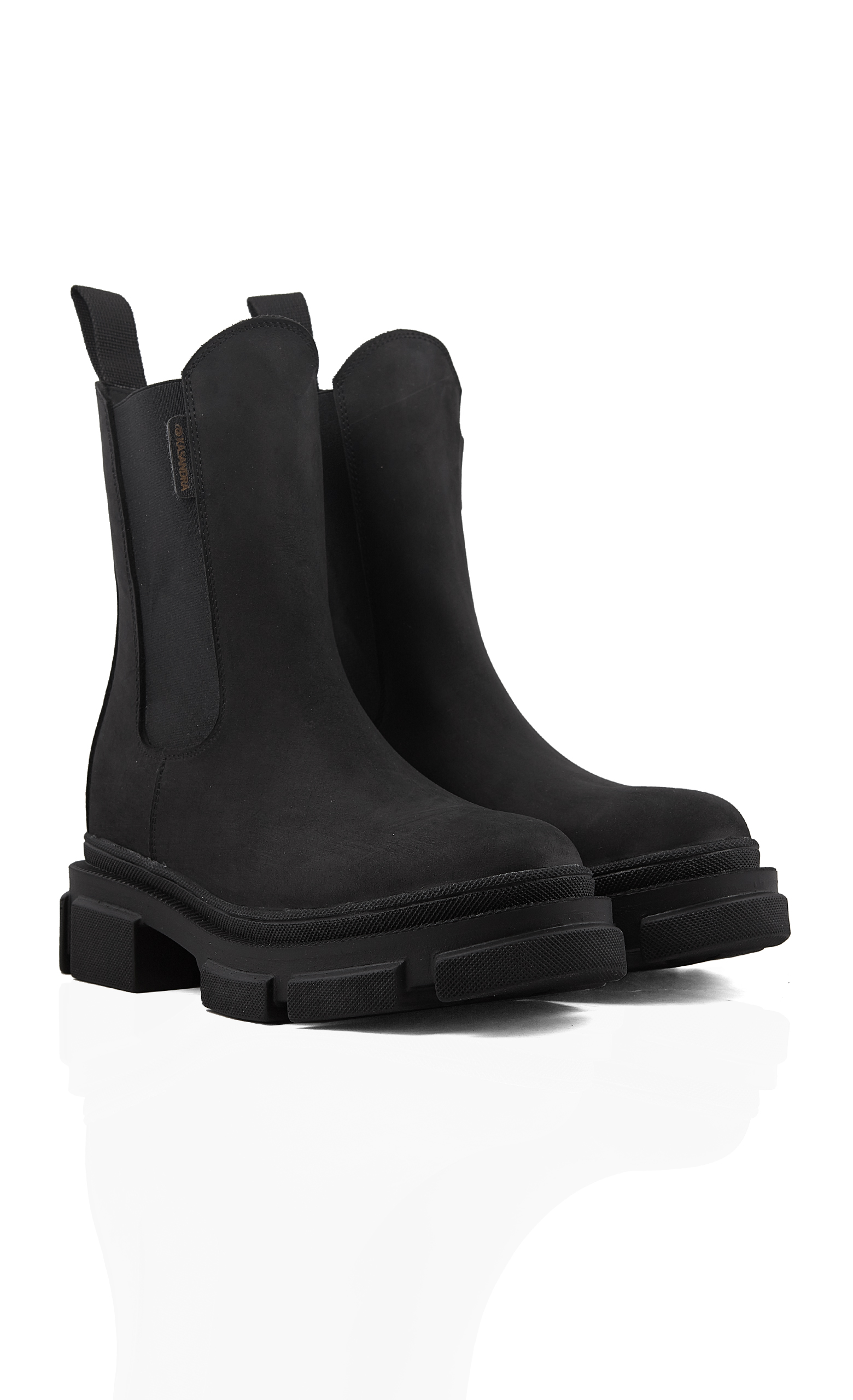 Картинка Черевики чорні шкіряні