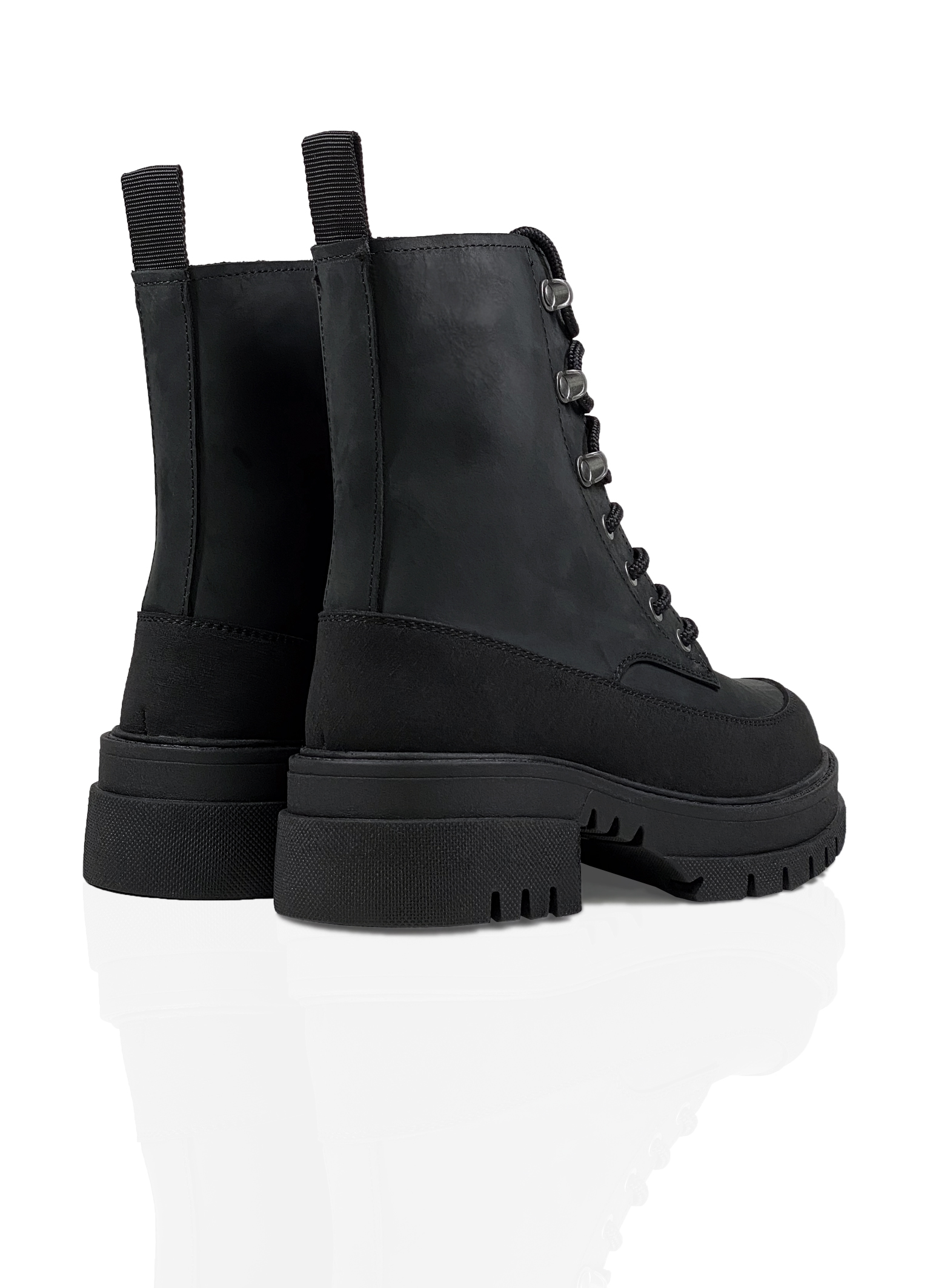 Картинка Черевики чорні шкіряні