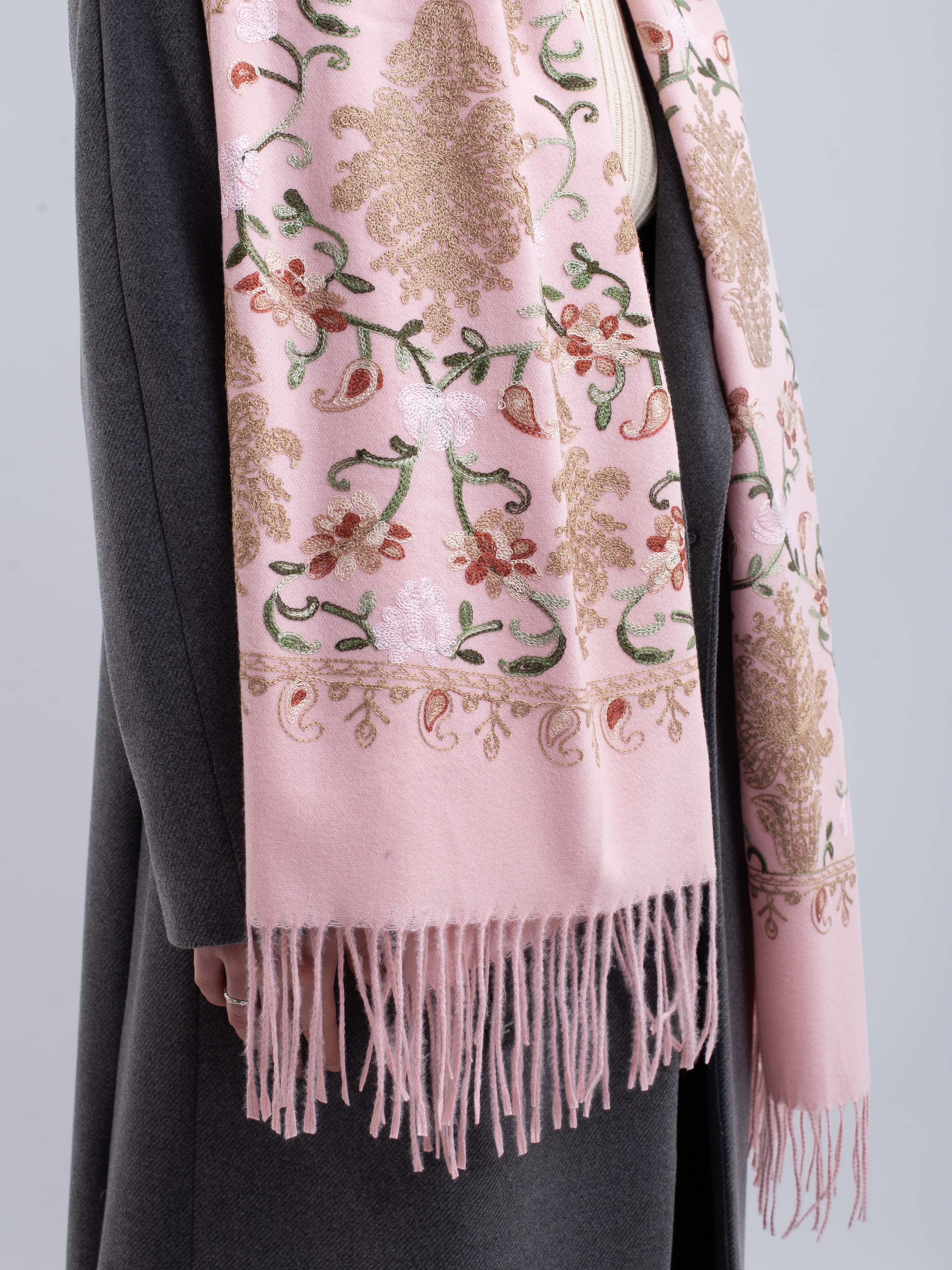 Картинка Шарф рожеви з принтом