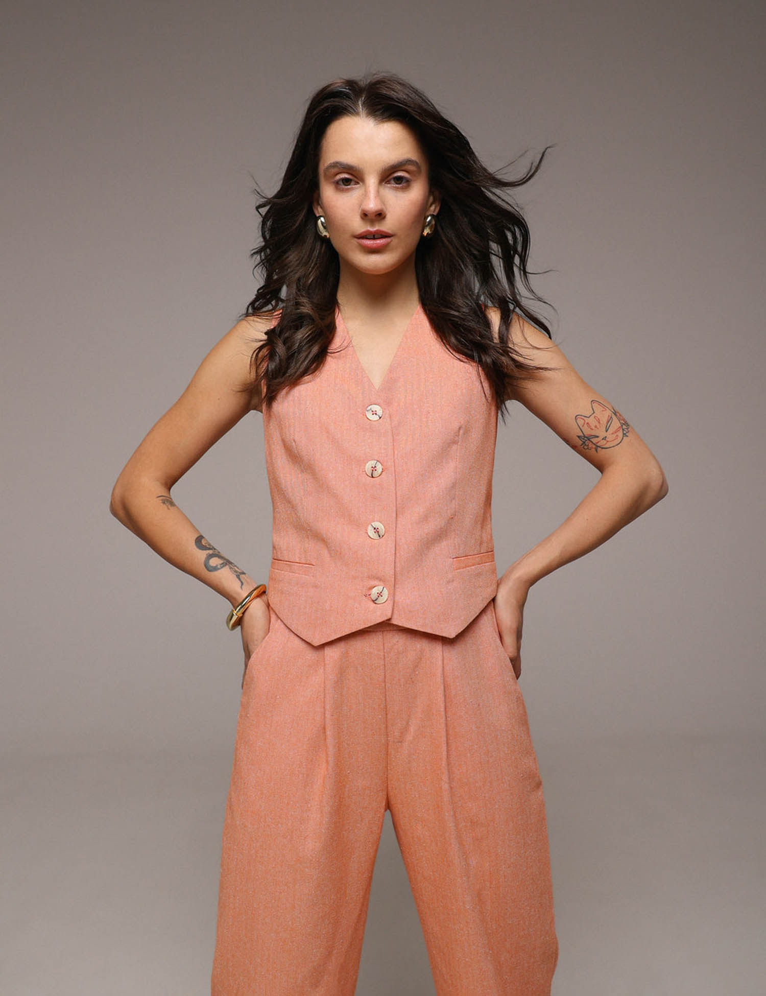 Картинка Жилет помаранчевий