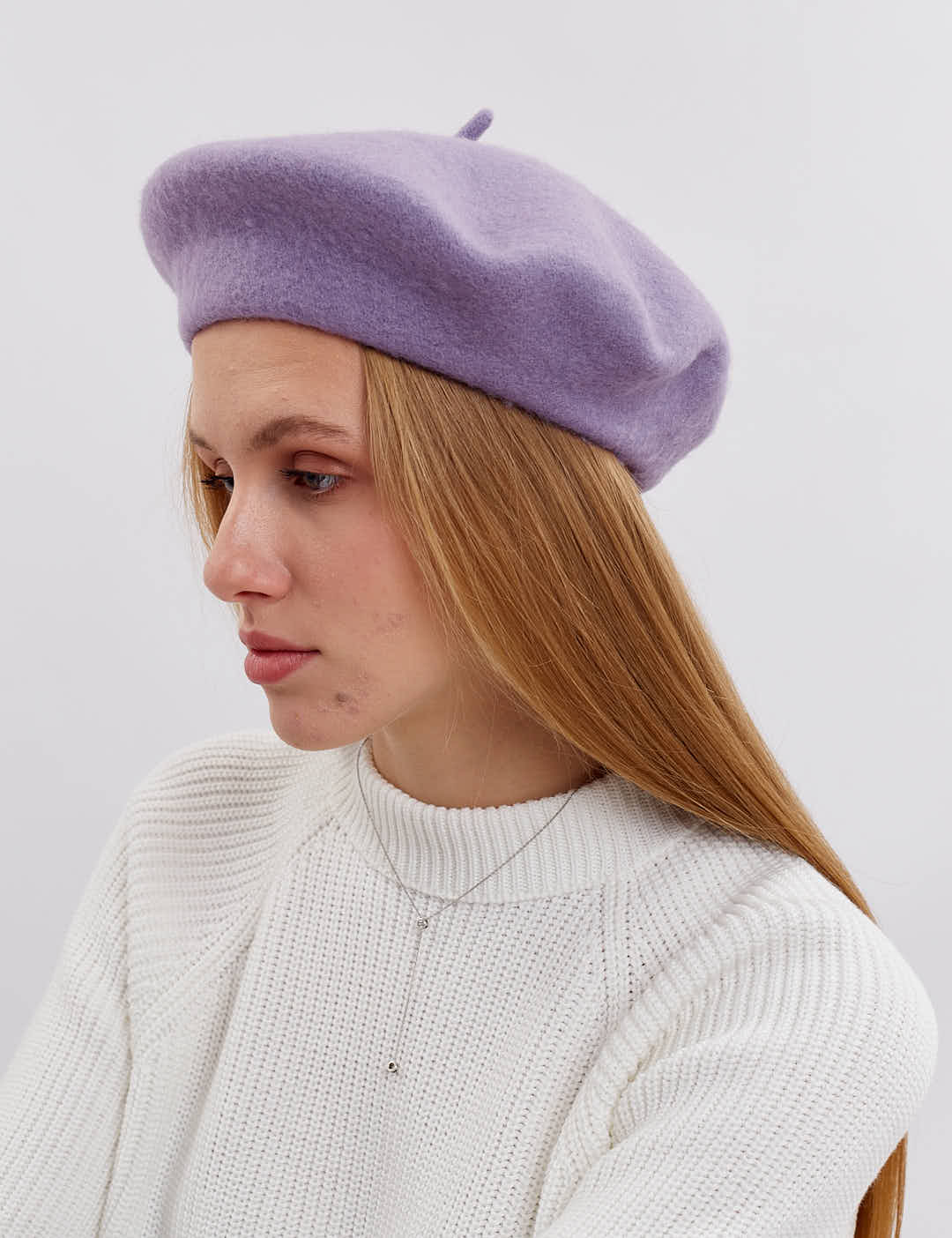 Картинка Берет фіолетовий