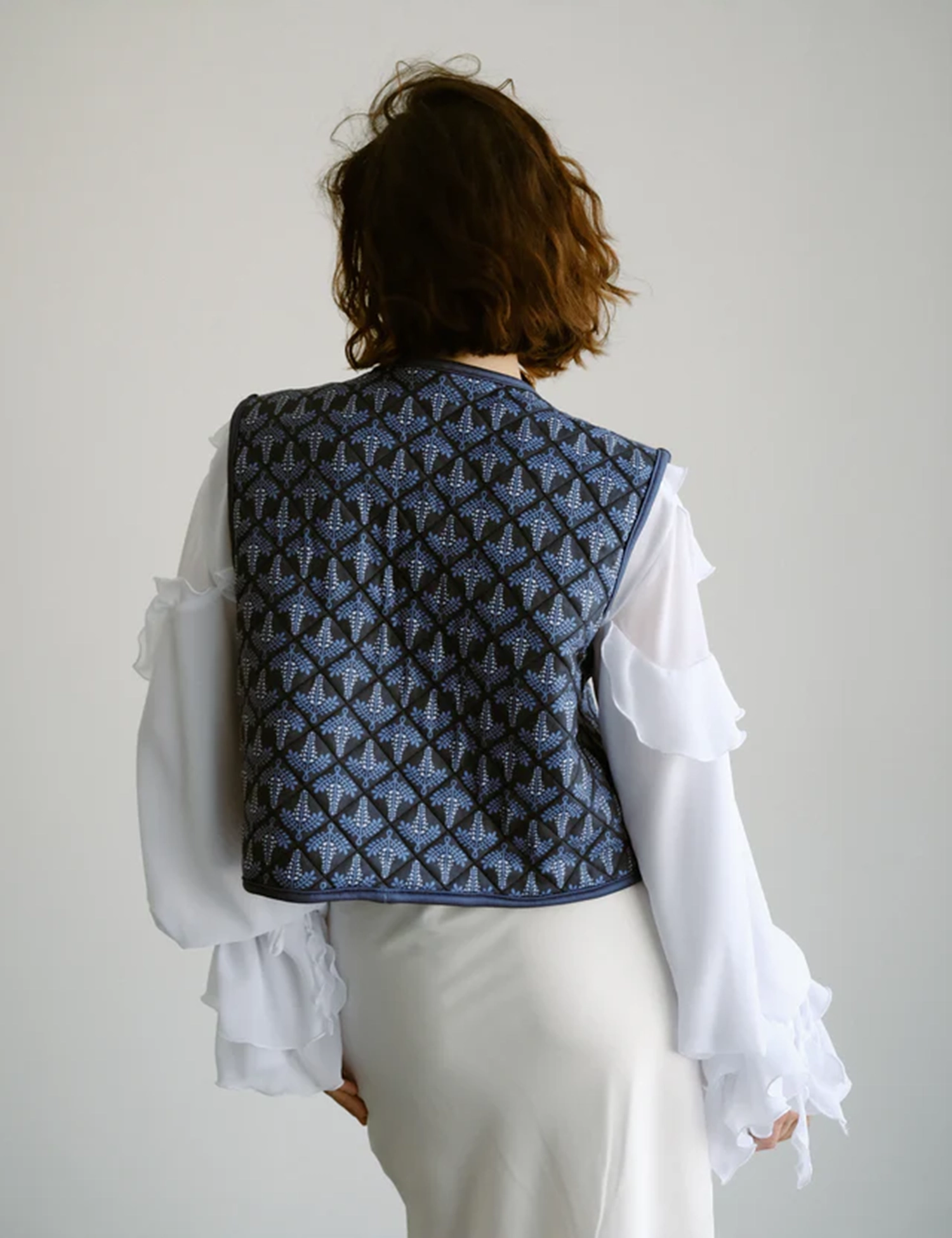 Картинка Жилет "Акація" синій