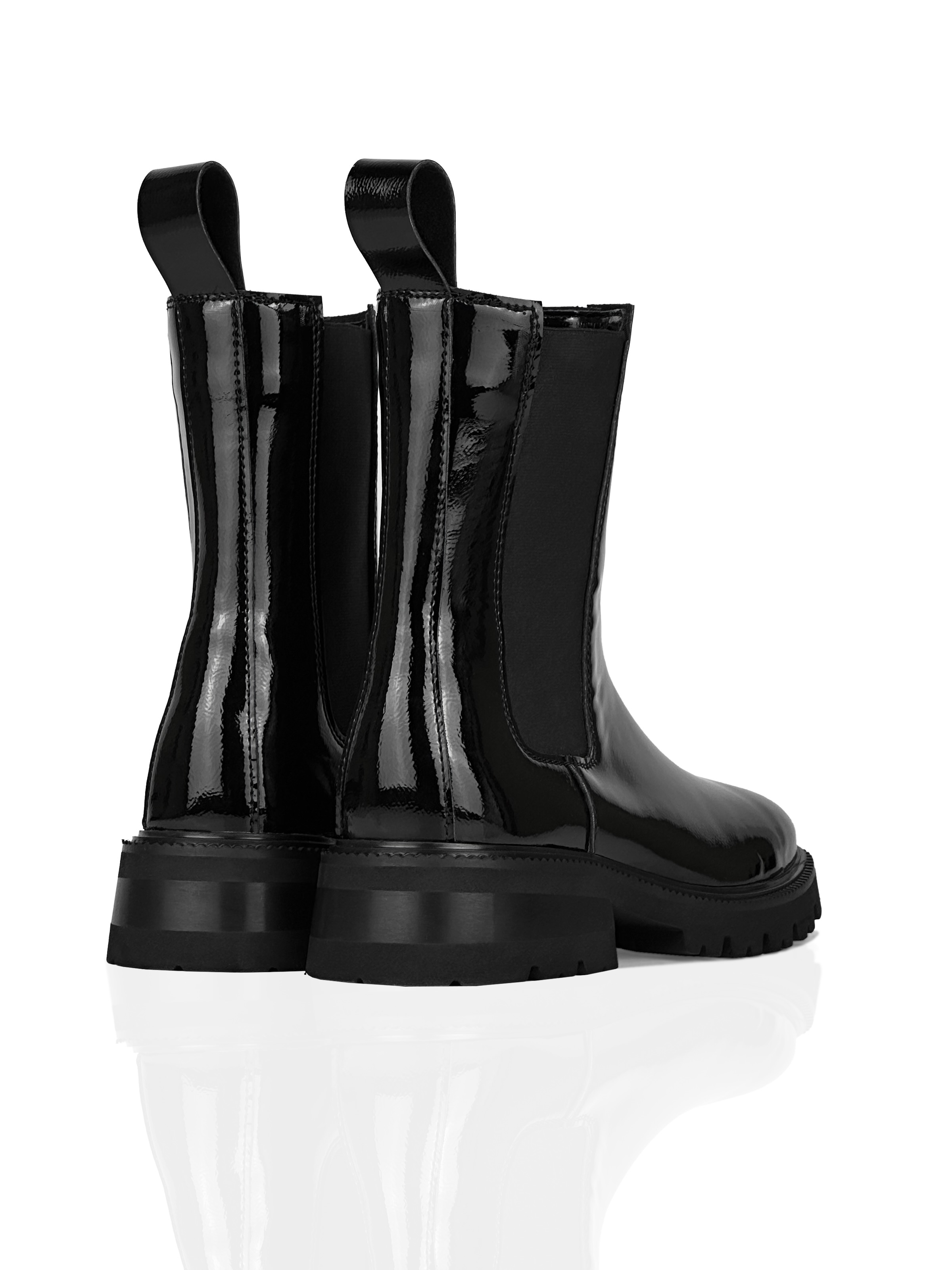 Картинка Черевики чорні шкіряні