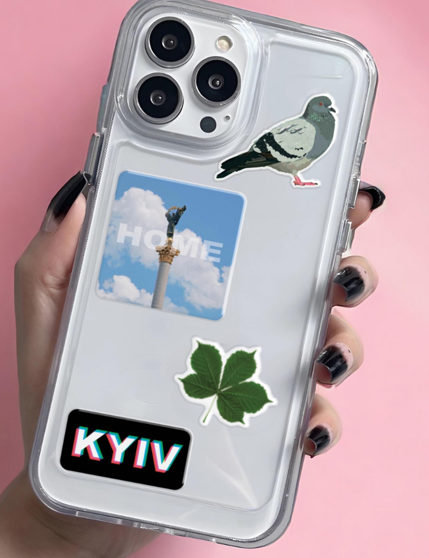 Картинка 3D-стікери з київськими мотивами