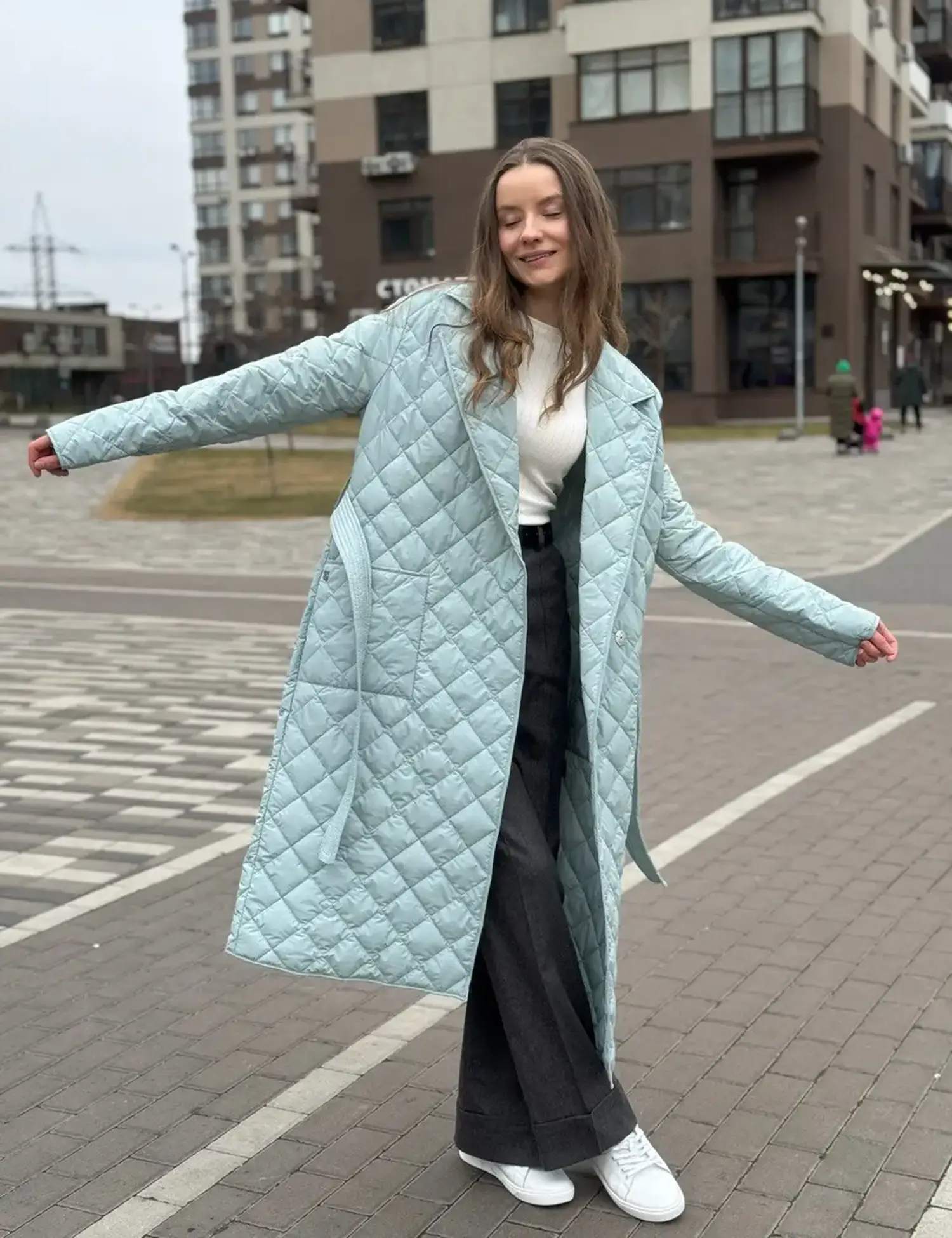 Картинка Пальто світло-зелене