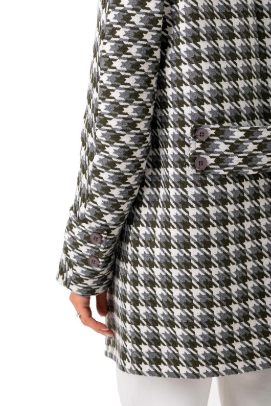 Картинка Пальто сіре картате